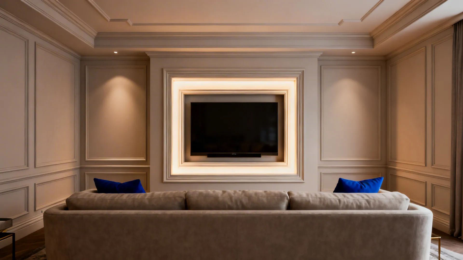 3. TV framed like artwork