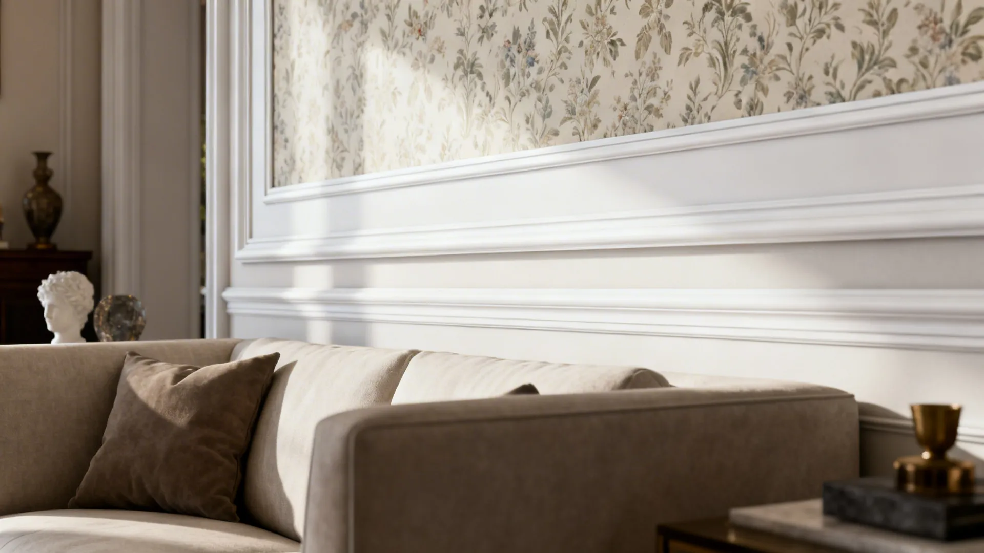 4. Frame the wallpaper like artwork