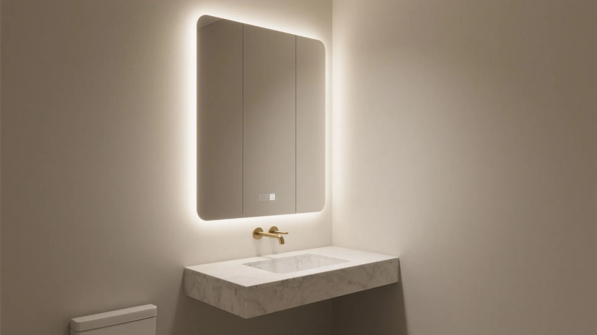 Frameless Backlit Mirror: Soft Glow, Sharp Look