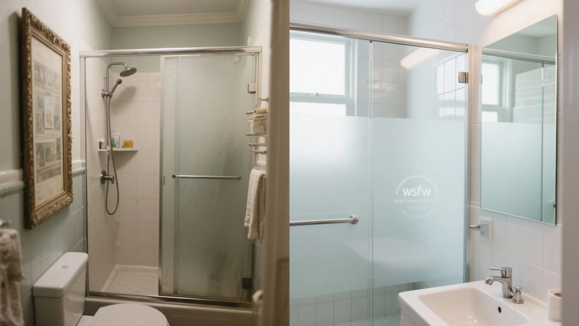 Frameless glass and reflective surfaces