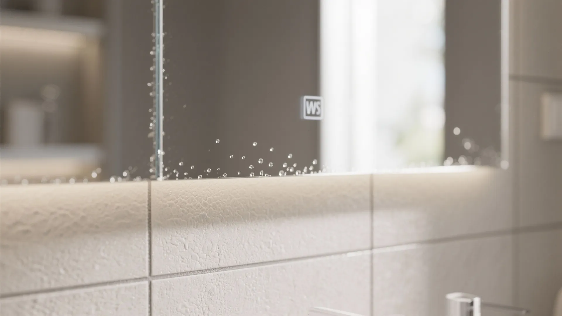 Frameless, Oversized Mirror for Visual Expansion