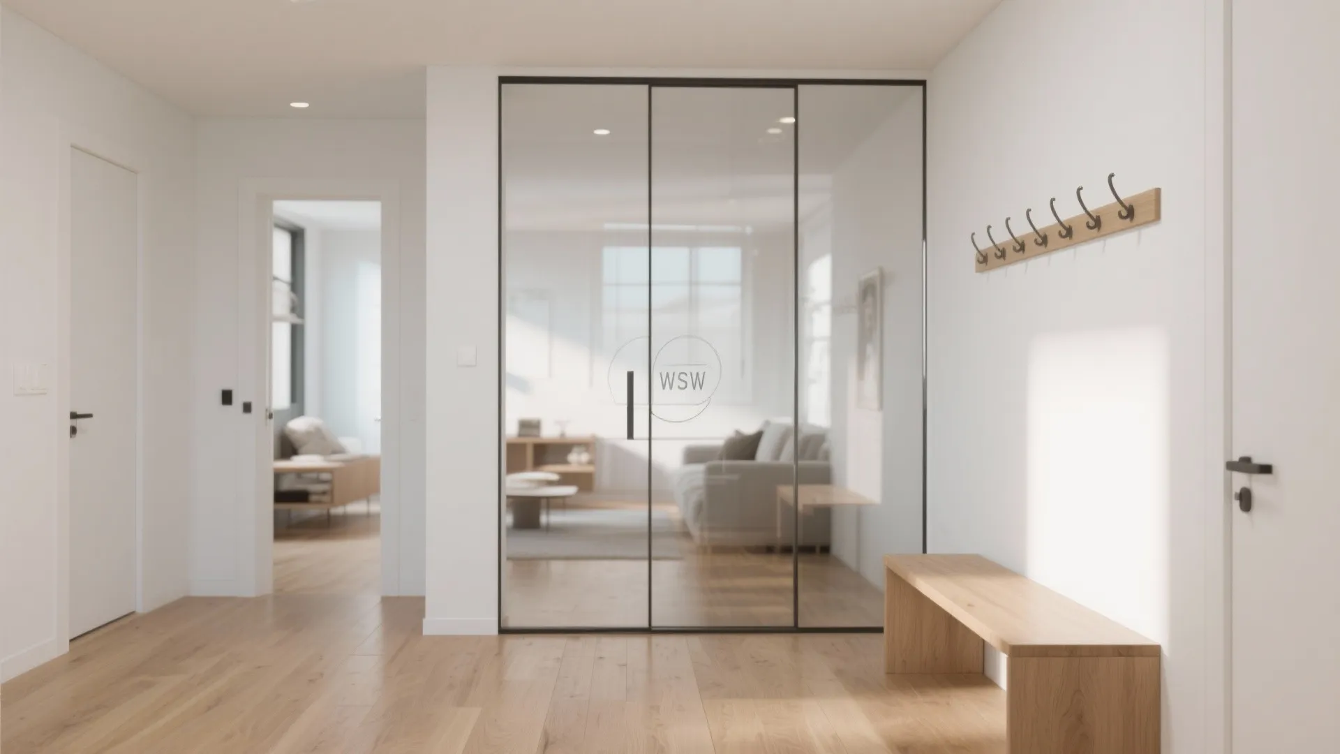 Frameless Clear Glass for Maximum Light