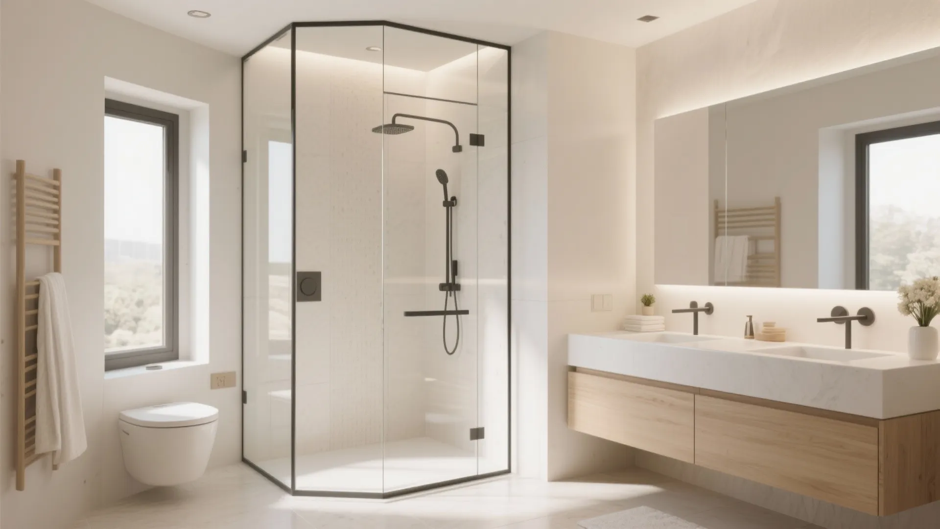 1. Frameless Glass Panels