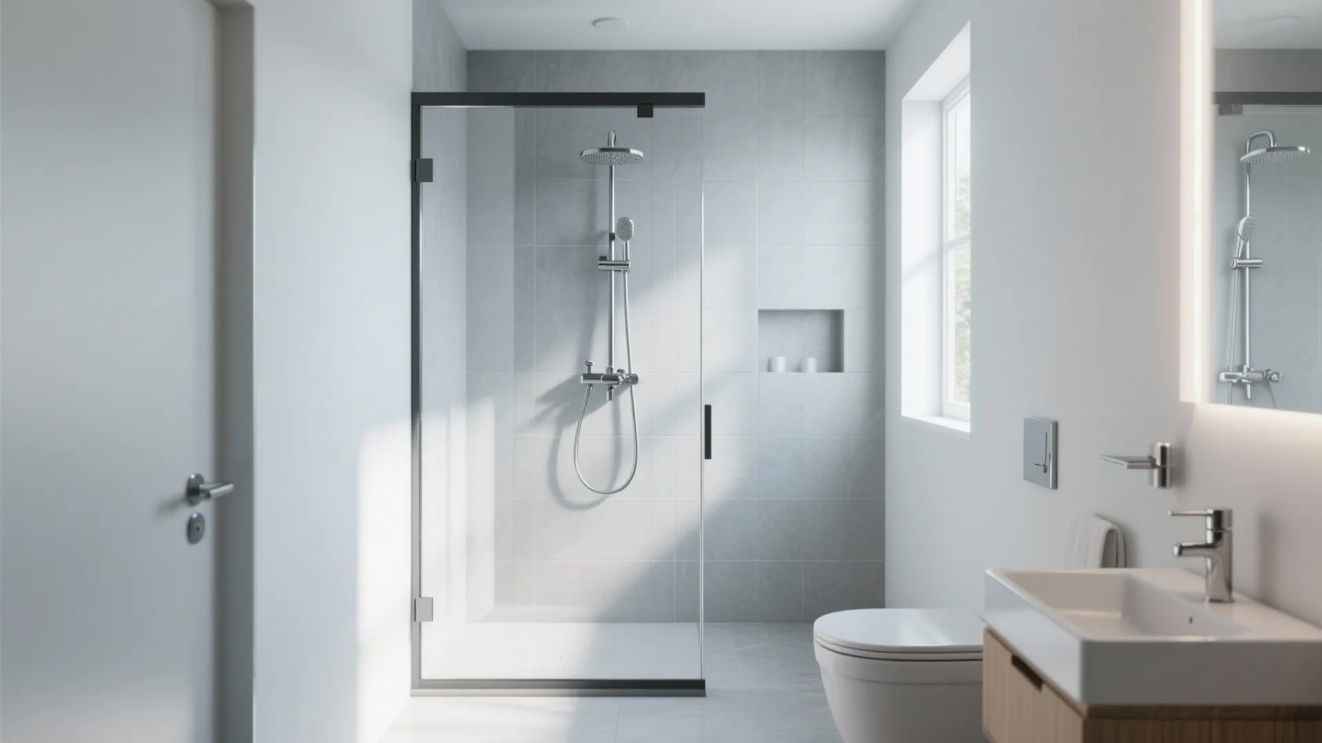 3. Frameless Glass Showers