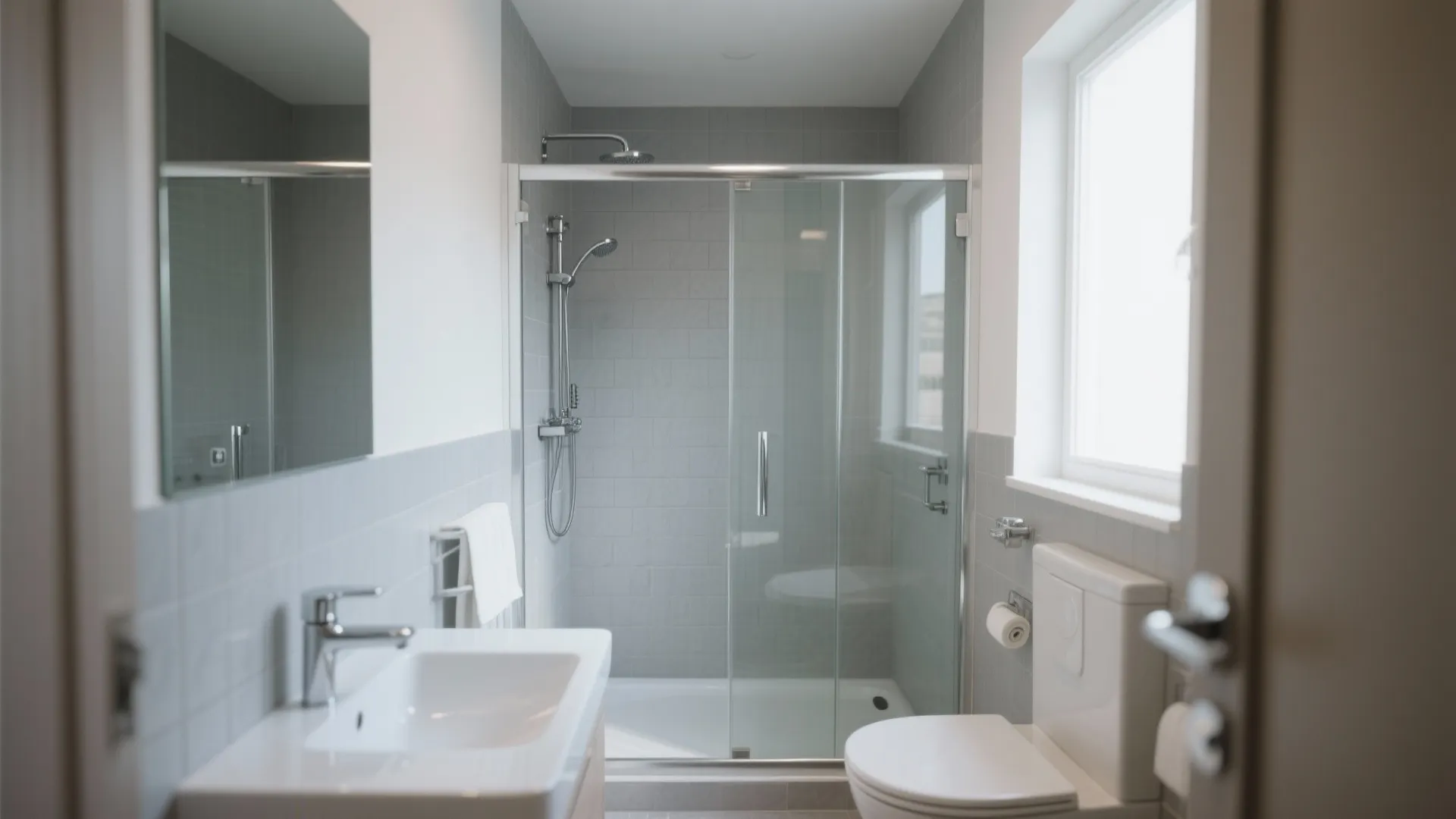 7. Frameless Glass Shower