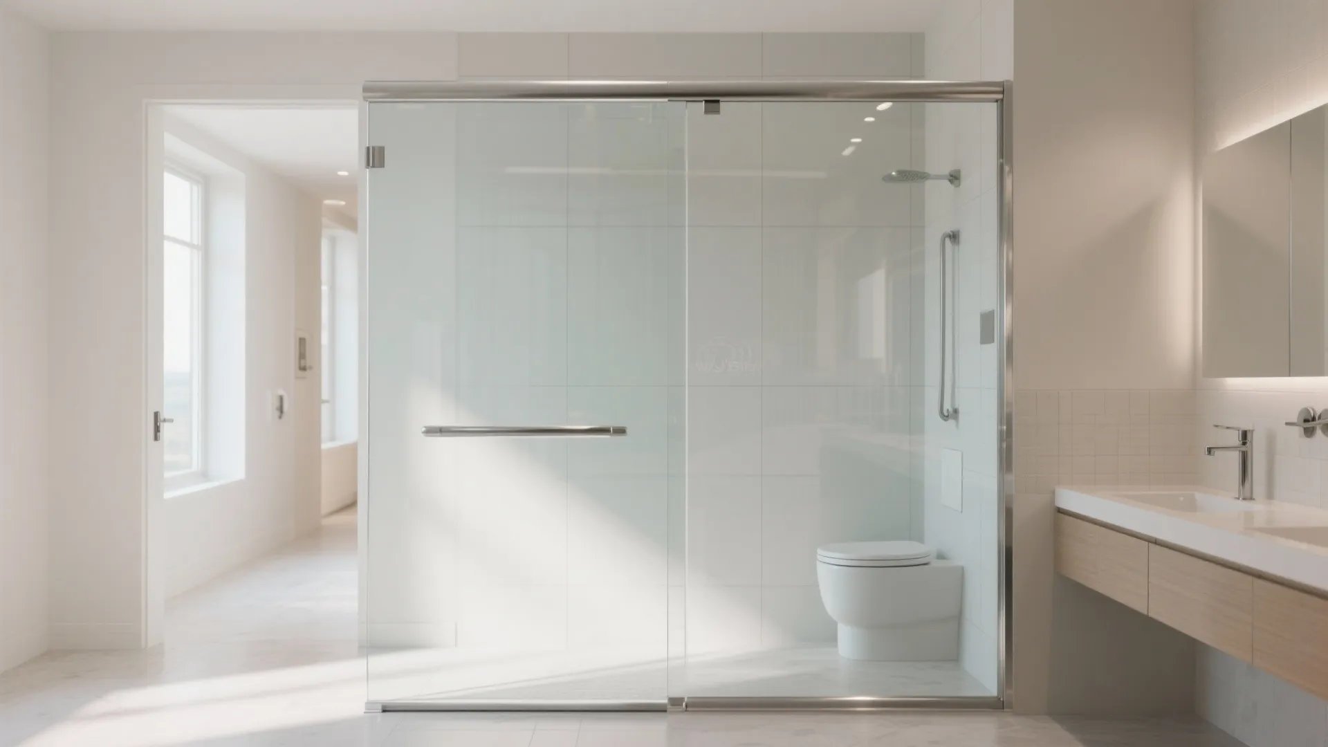 Frameless Tempered Glass Slider