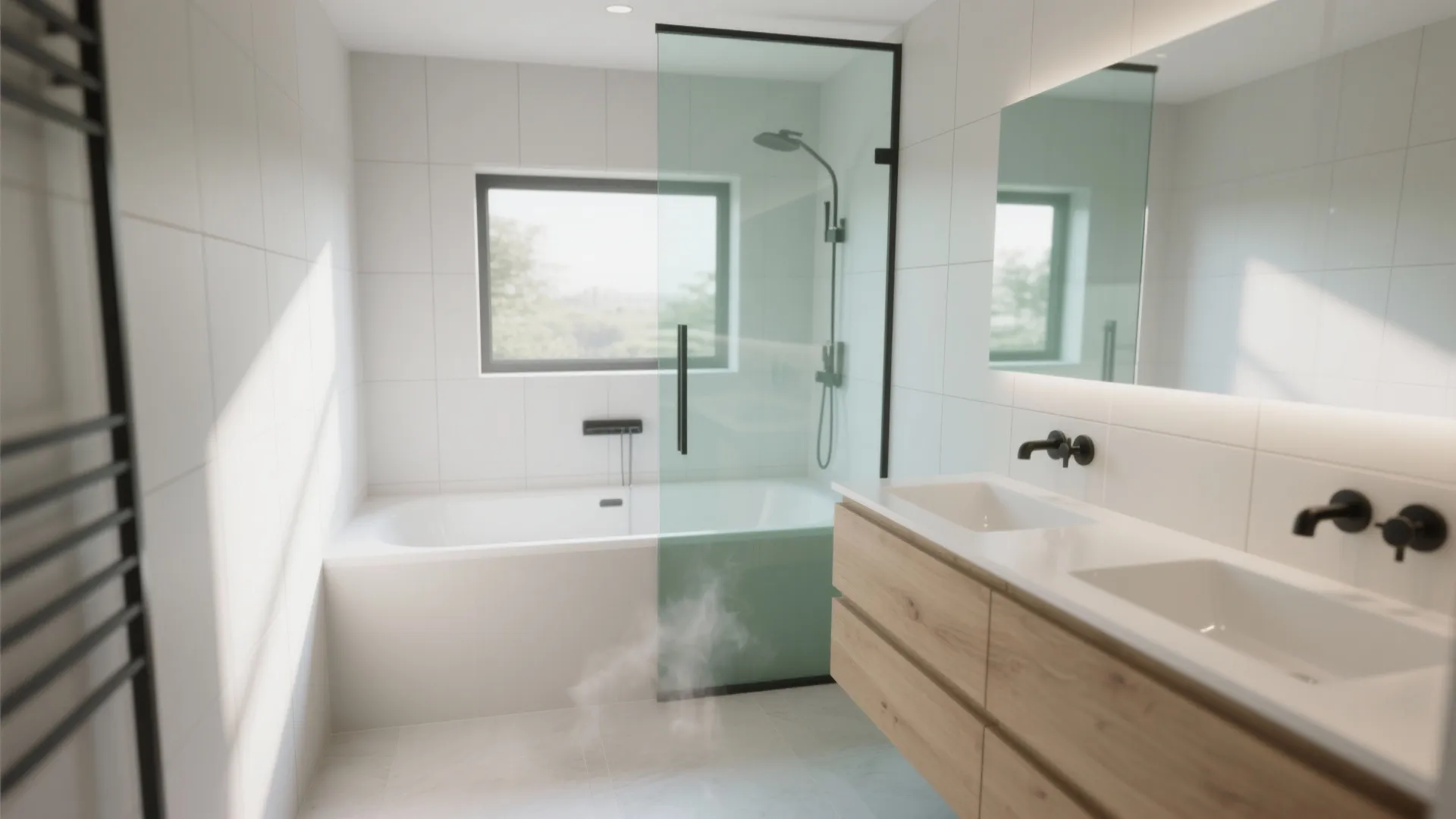 Frameless Glass Tub Enclosure