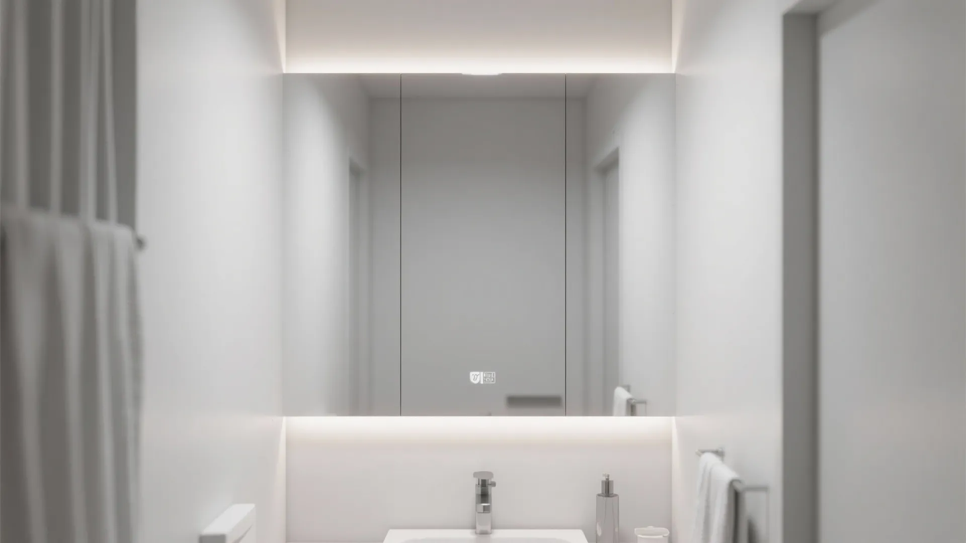 Frameless Minimalist Mirror