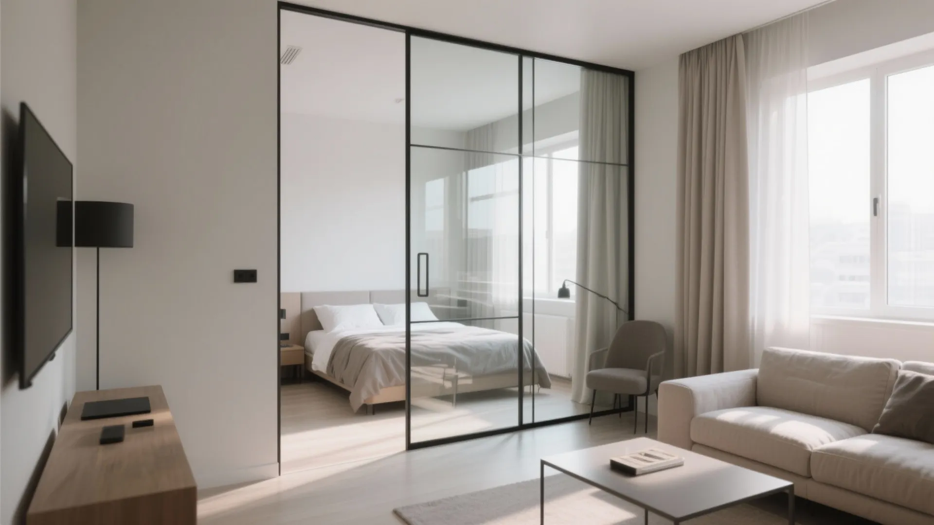 Frameless Glass Walls for Minimalist Spaces