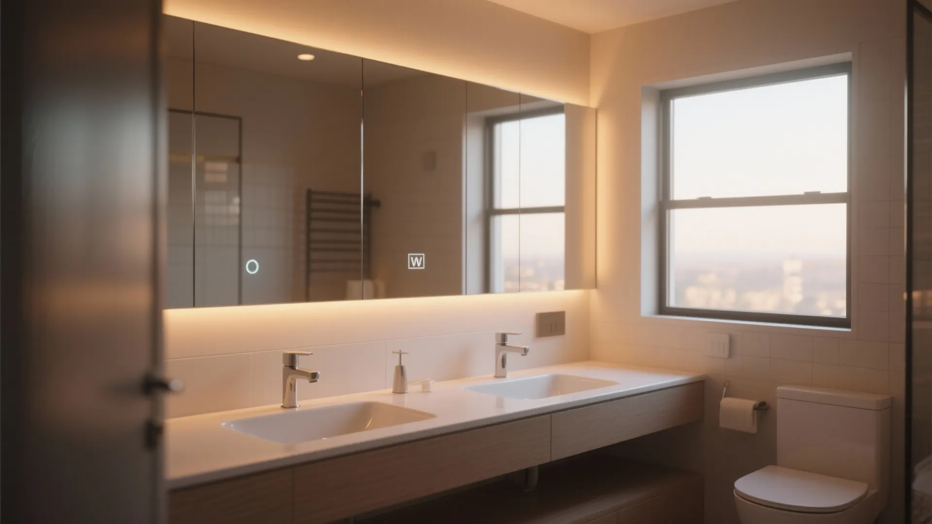 8. Frameless Mirror Magic