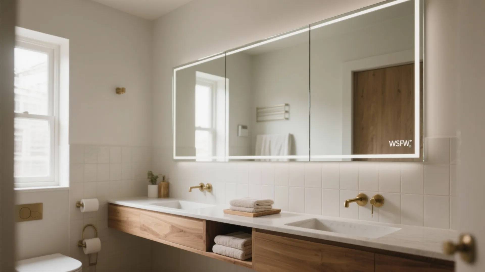 Frameless Mirrors: Airy Minimalism