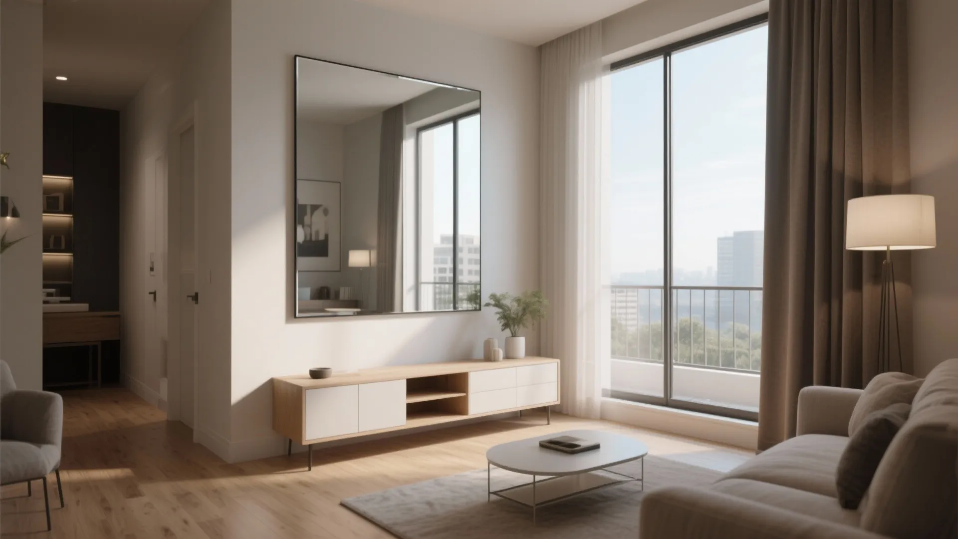 Frameless Oversized Statement