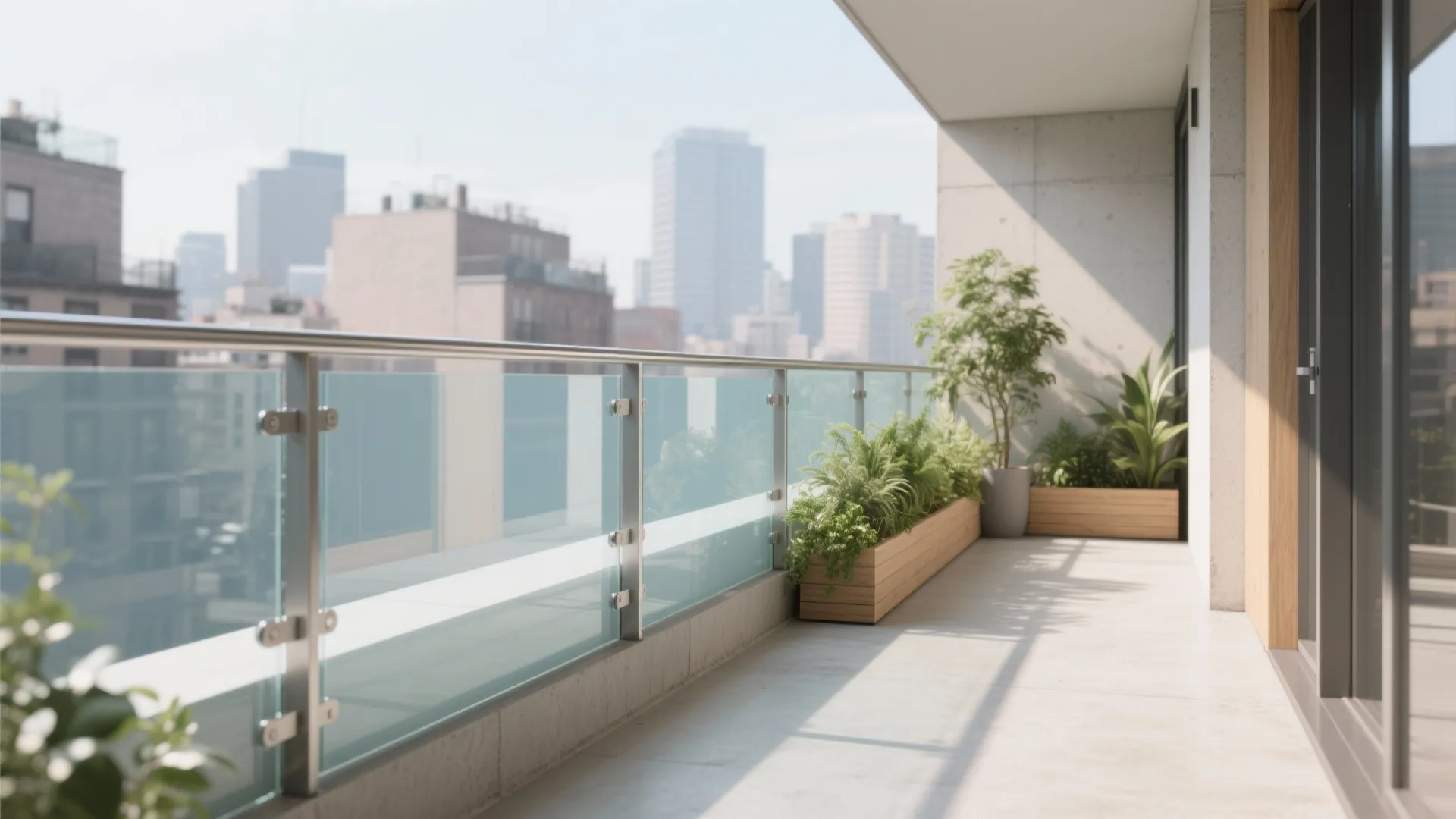 Minimal Frameless Glass Balustrades