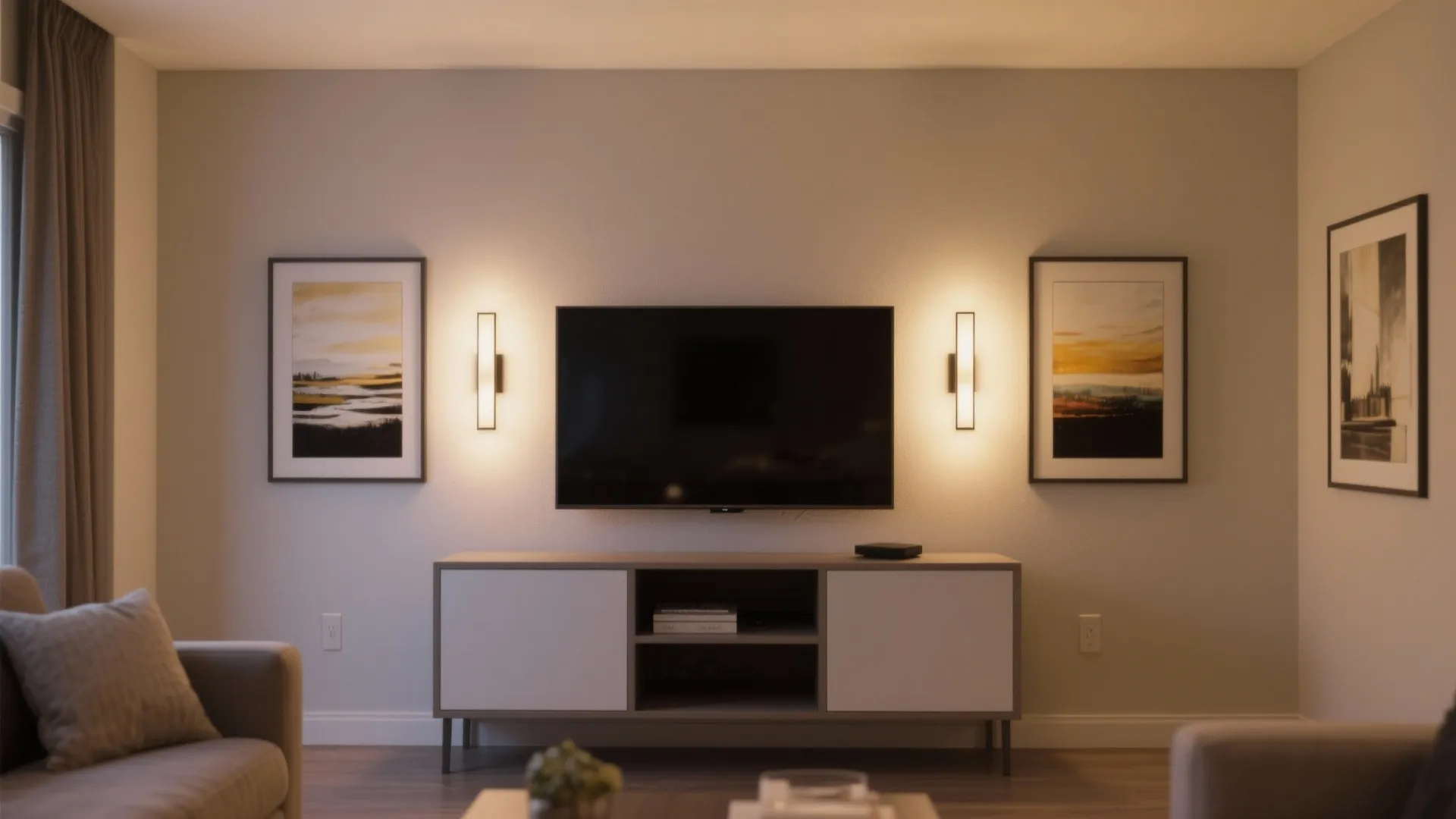 Frameless Sconces and Low-Glare Accent Spots