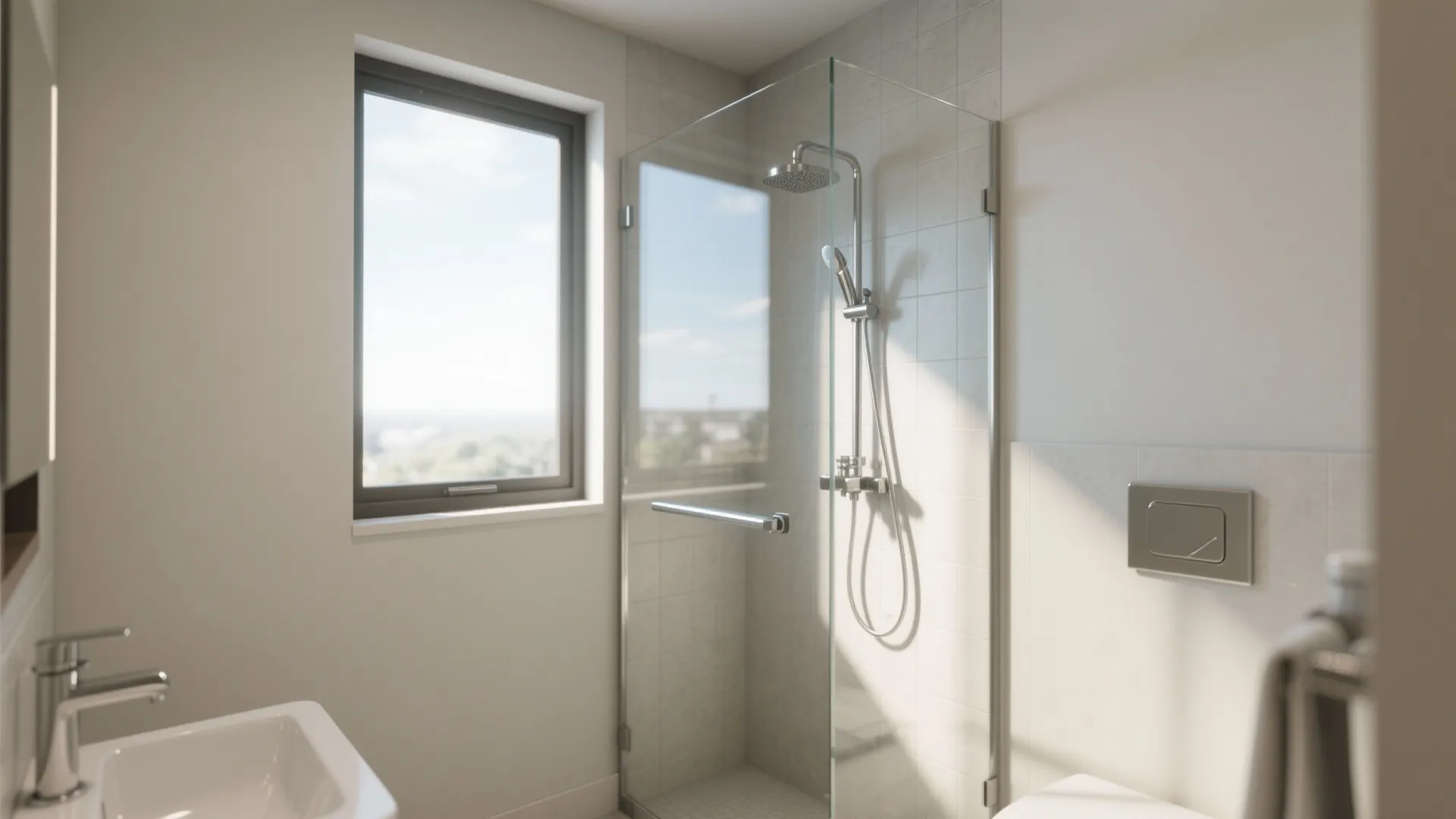 3. Frameless Glass Shower Screens