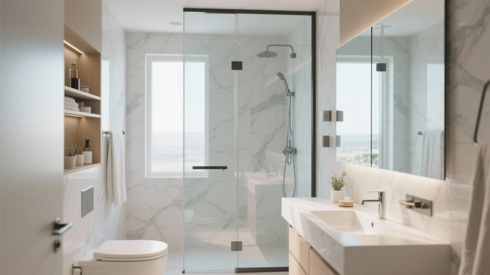 10. Frameless Shower Doors