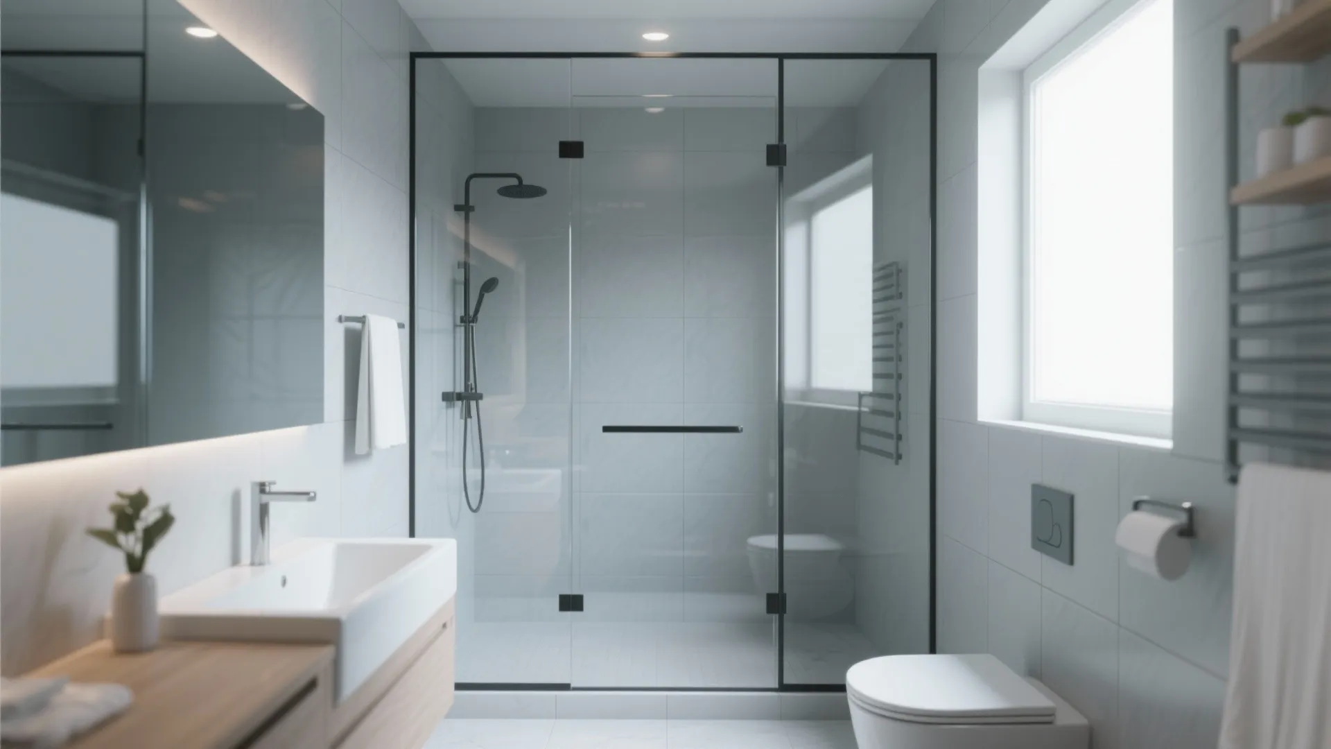 1. Frameless Minimalist Panels