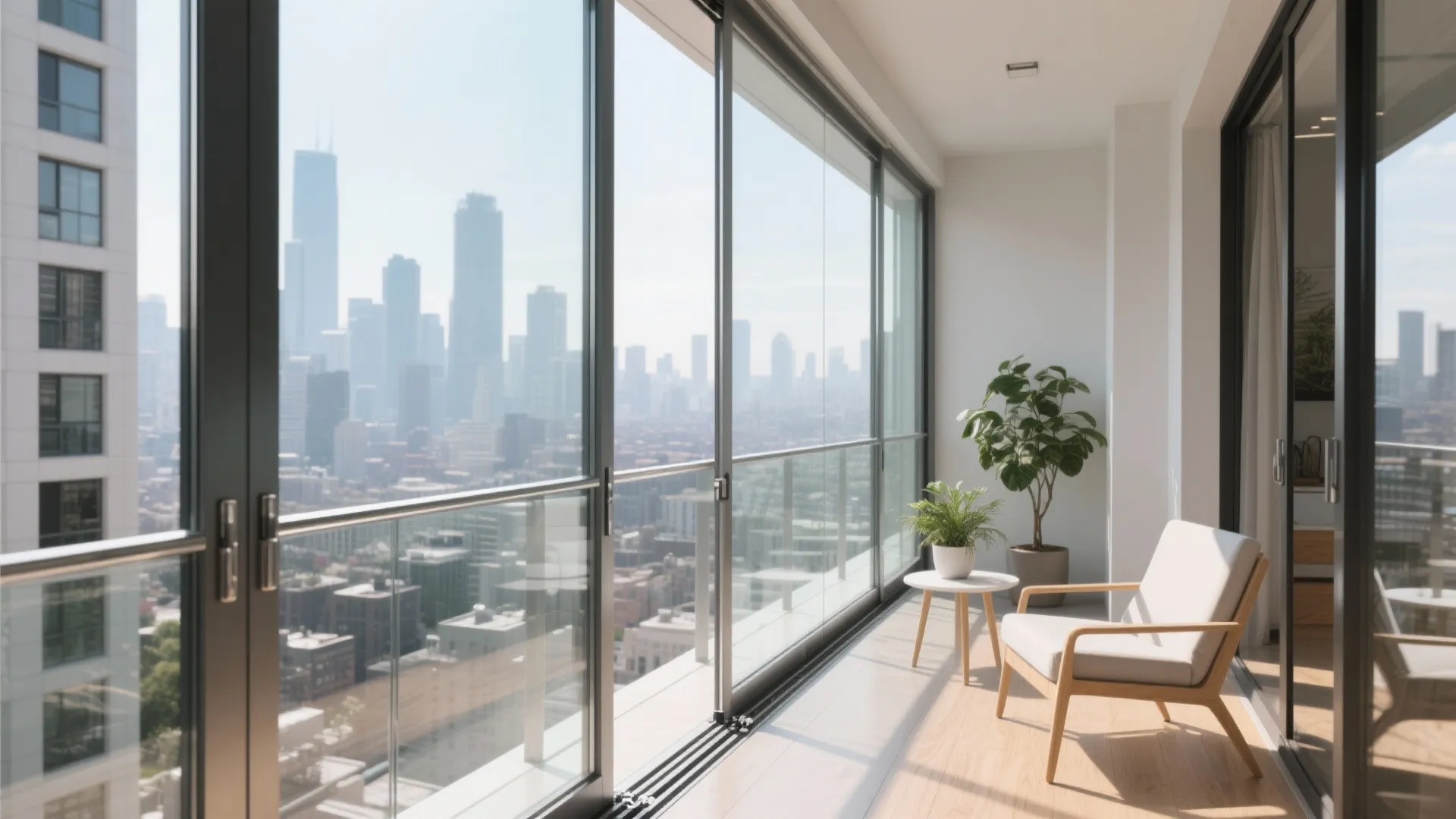 Frameless Sliding Glazing for Seamless Views
