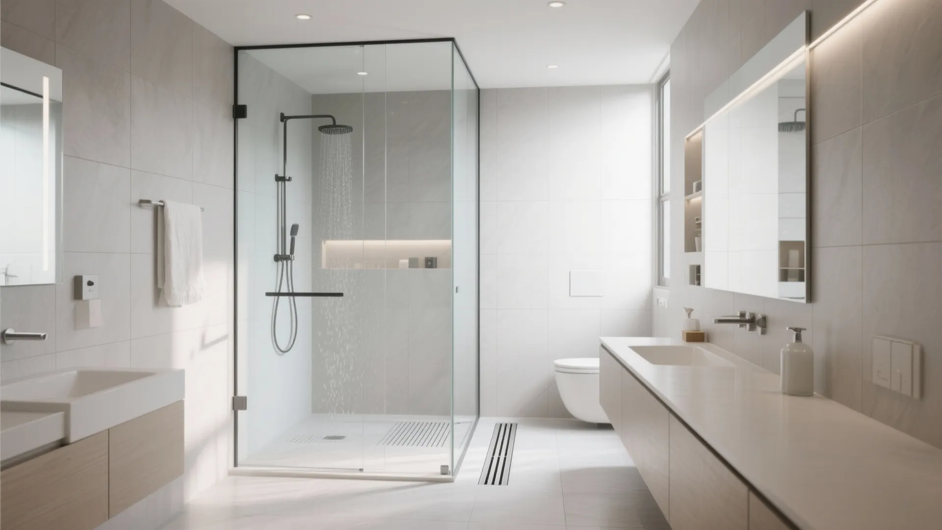 Frameless Glass and Wet Room Zoning