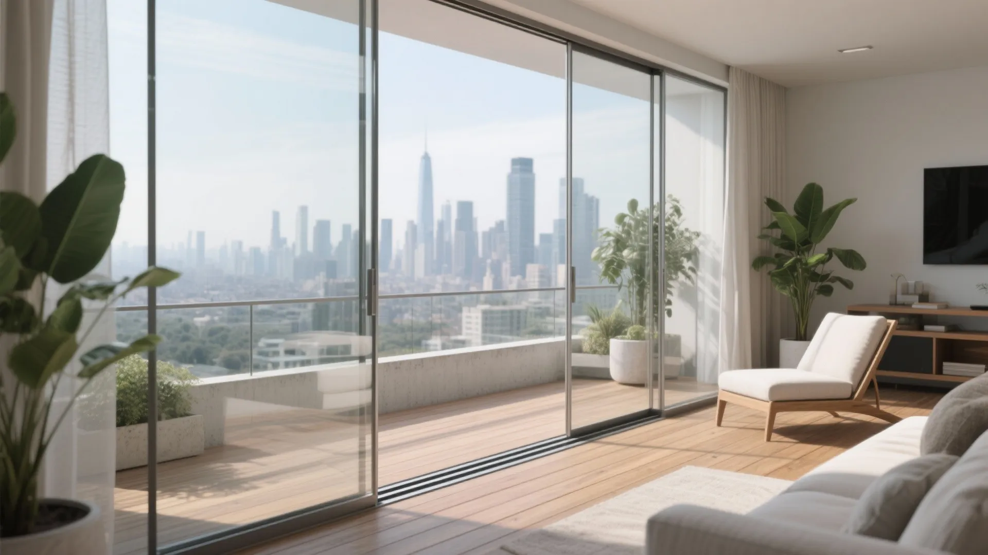 Frameless Glazing to Blur Indoors and Out