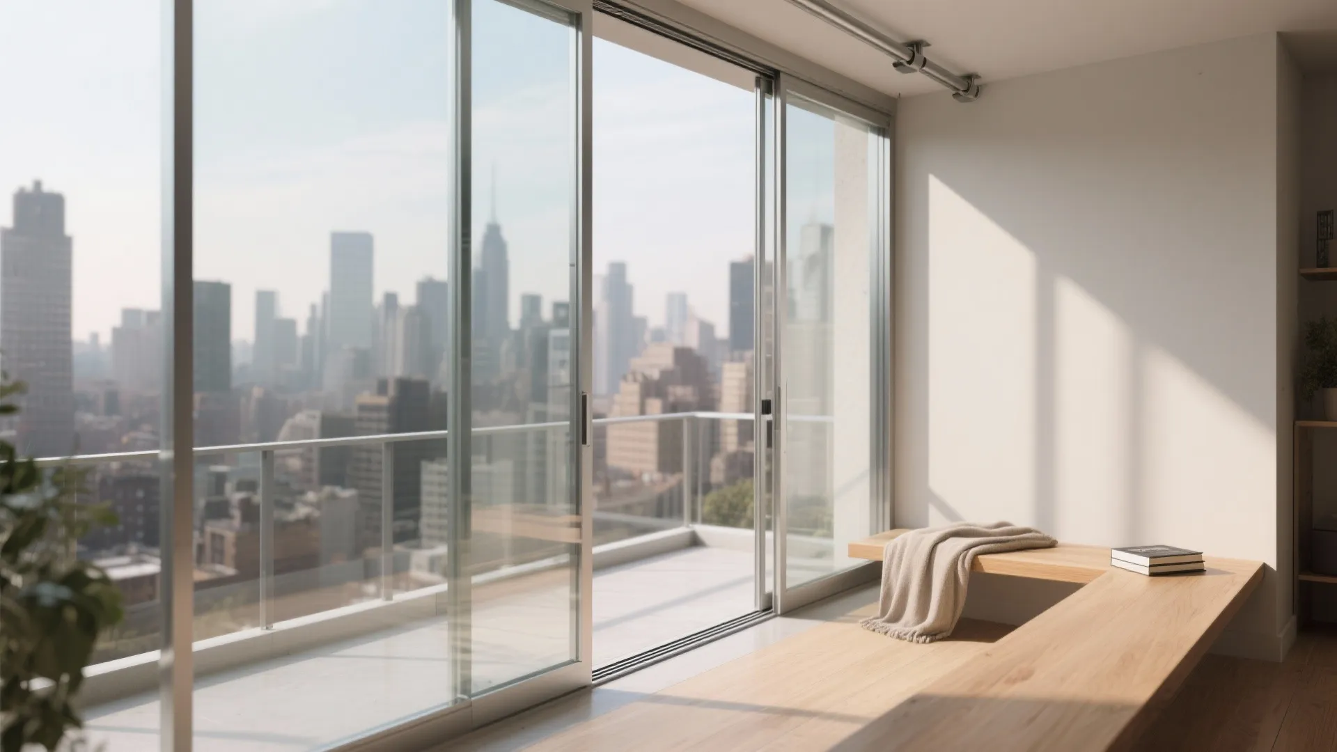 Frameless Sliding Glass Enclosure