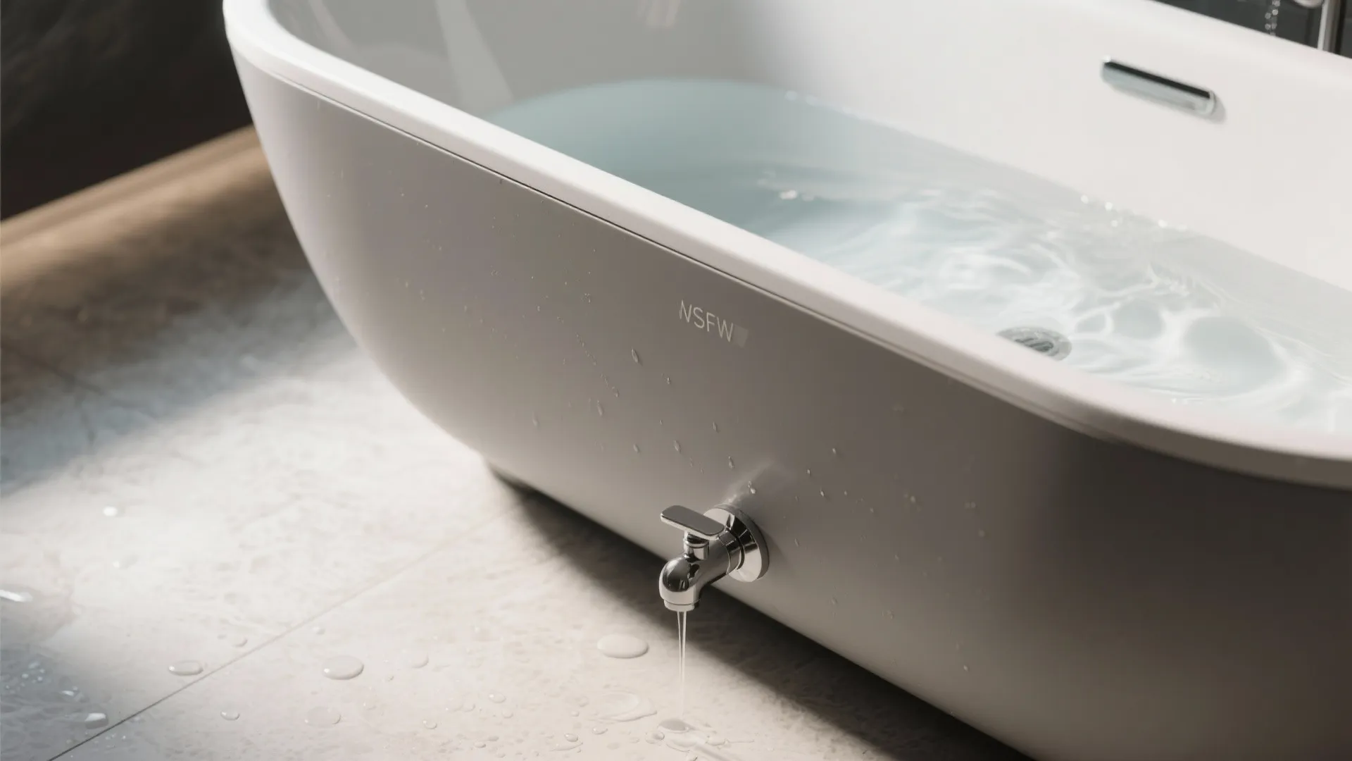 3) Compact Freestanding Jacuzzi With Slim Skirt