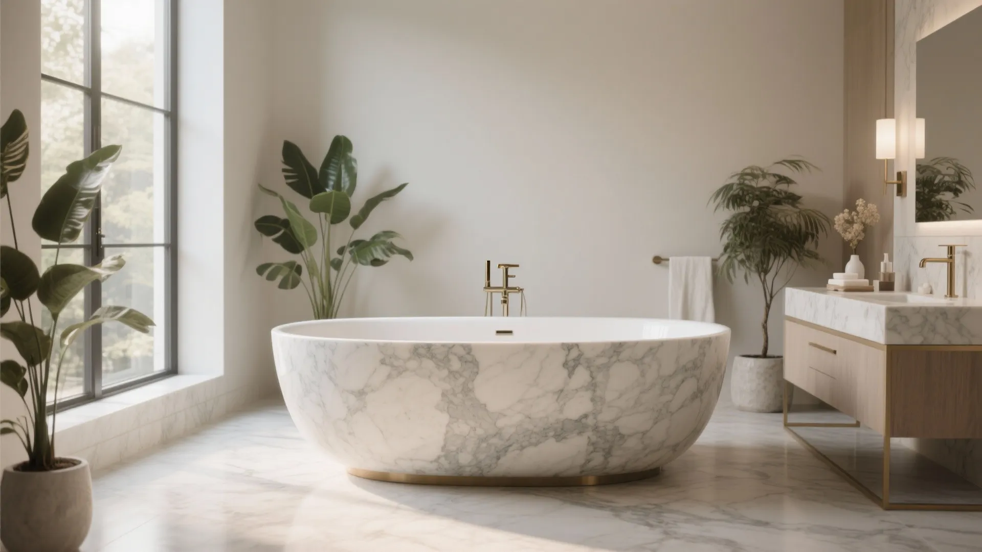 1. Freestanding Statement Bathtub