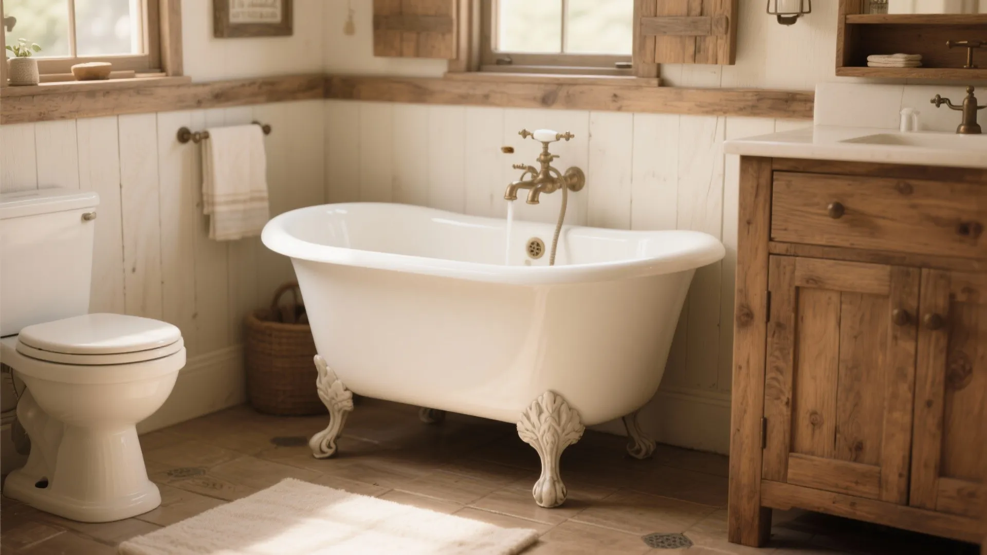 8. Freestanding Tub (If You Can)