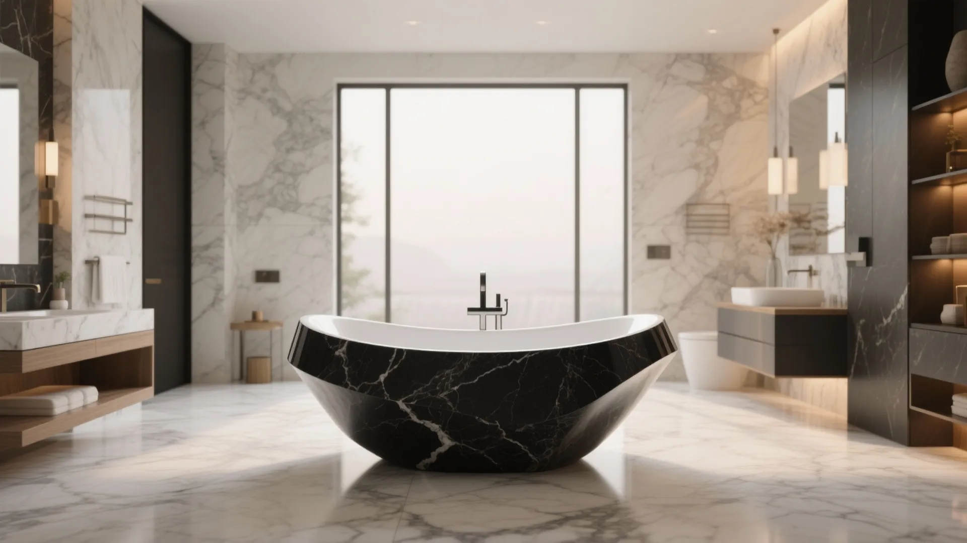1. Statement Freestanding Tub