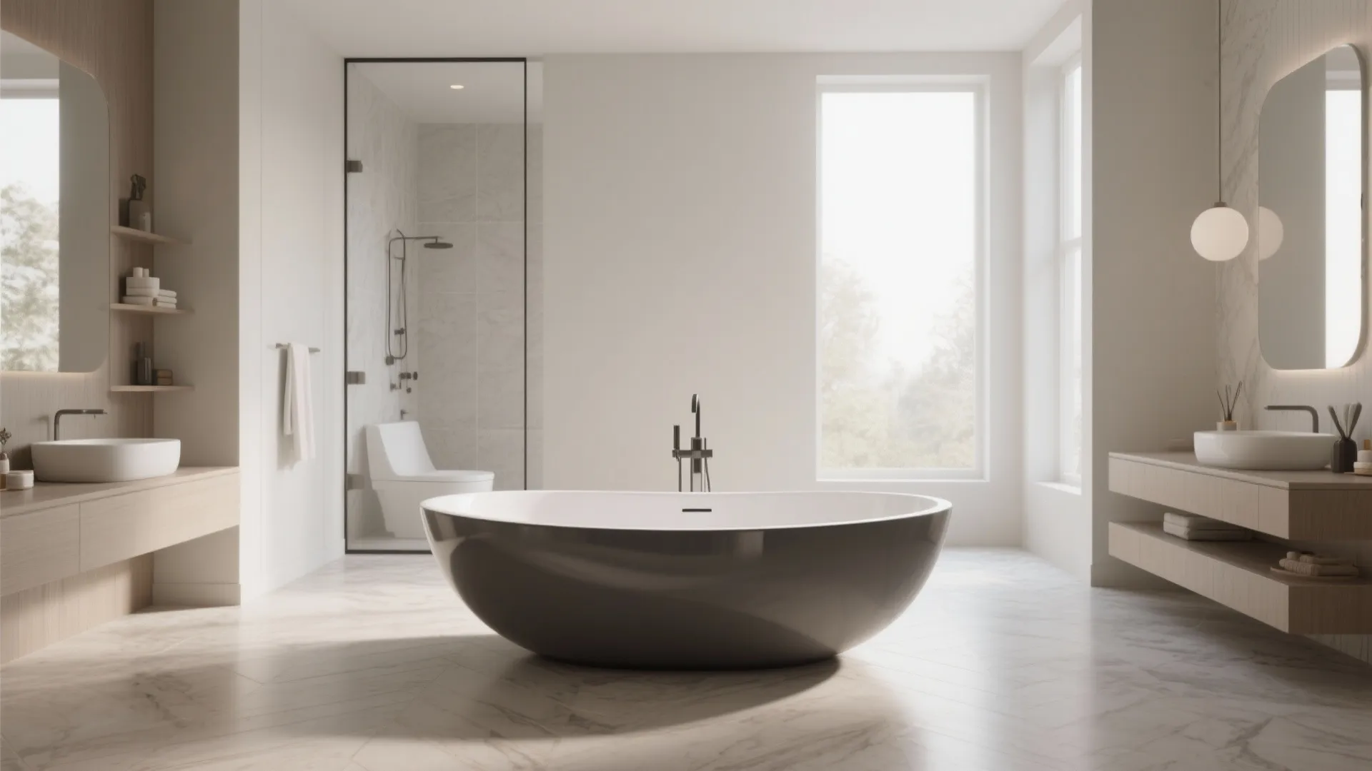 1. Freestanding Tub as a Statement