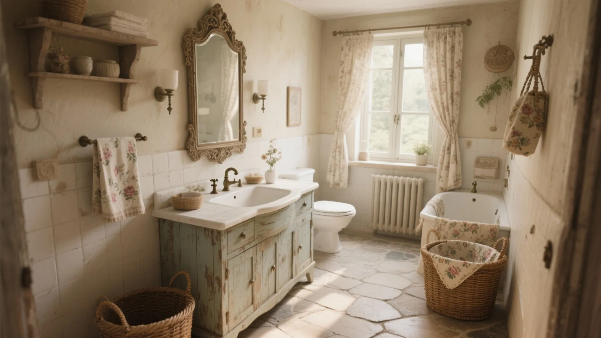 10 French Country Bathroom Decorating Ideas: Bring Cozy Elegance Into Your Bathroom with French Country Charm