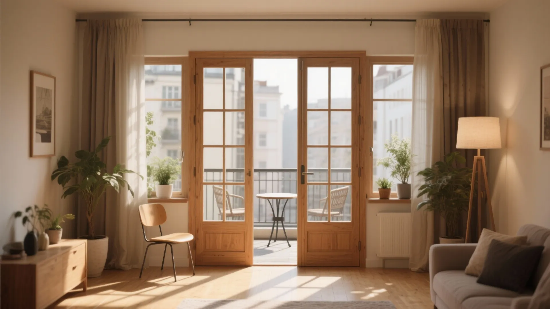 French Doors with Divided Lites