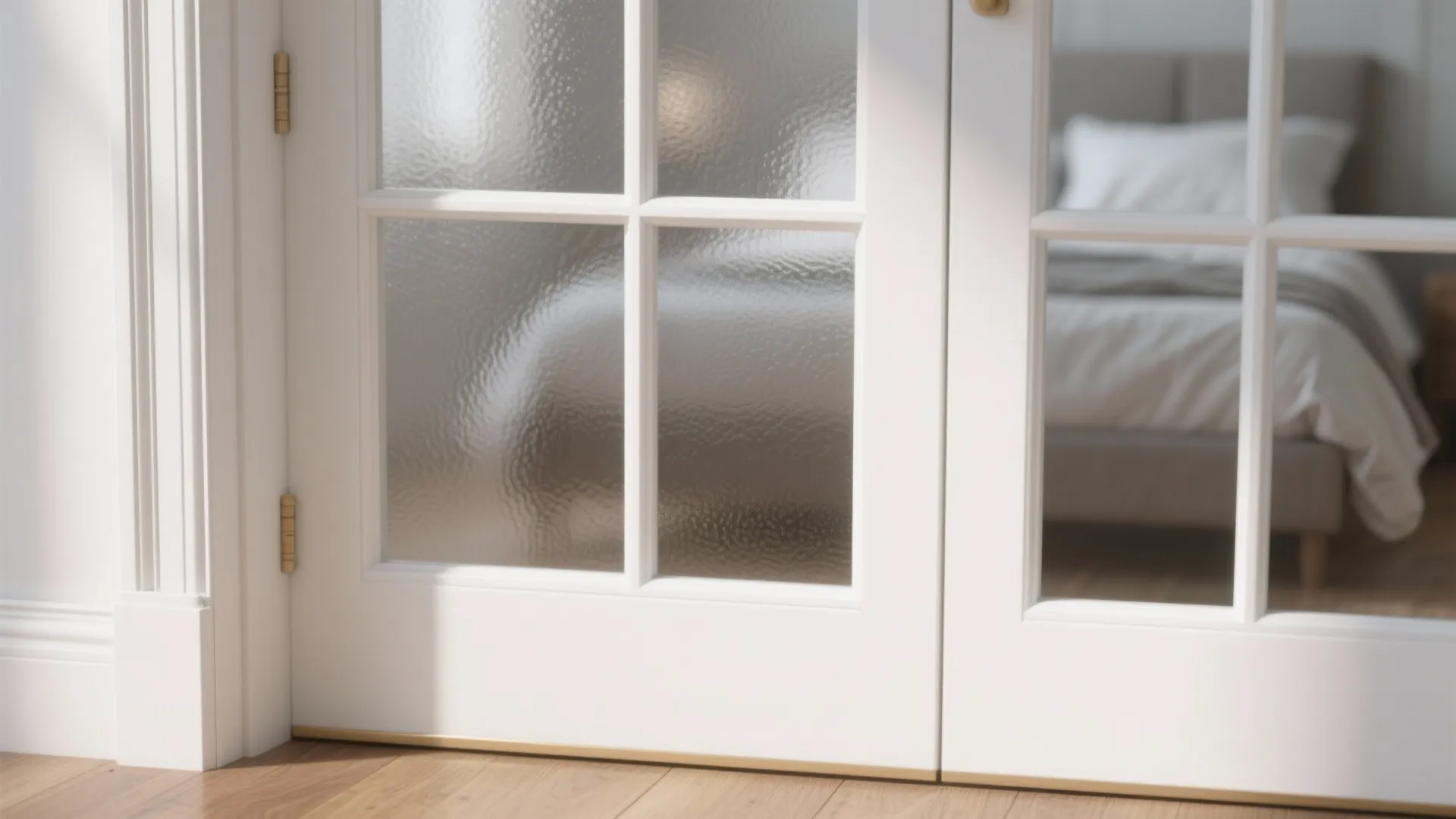 1. Slim French-style Glazed Doors to Boost Light