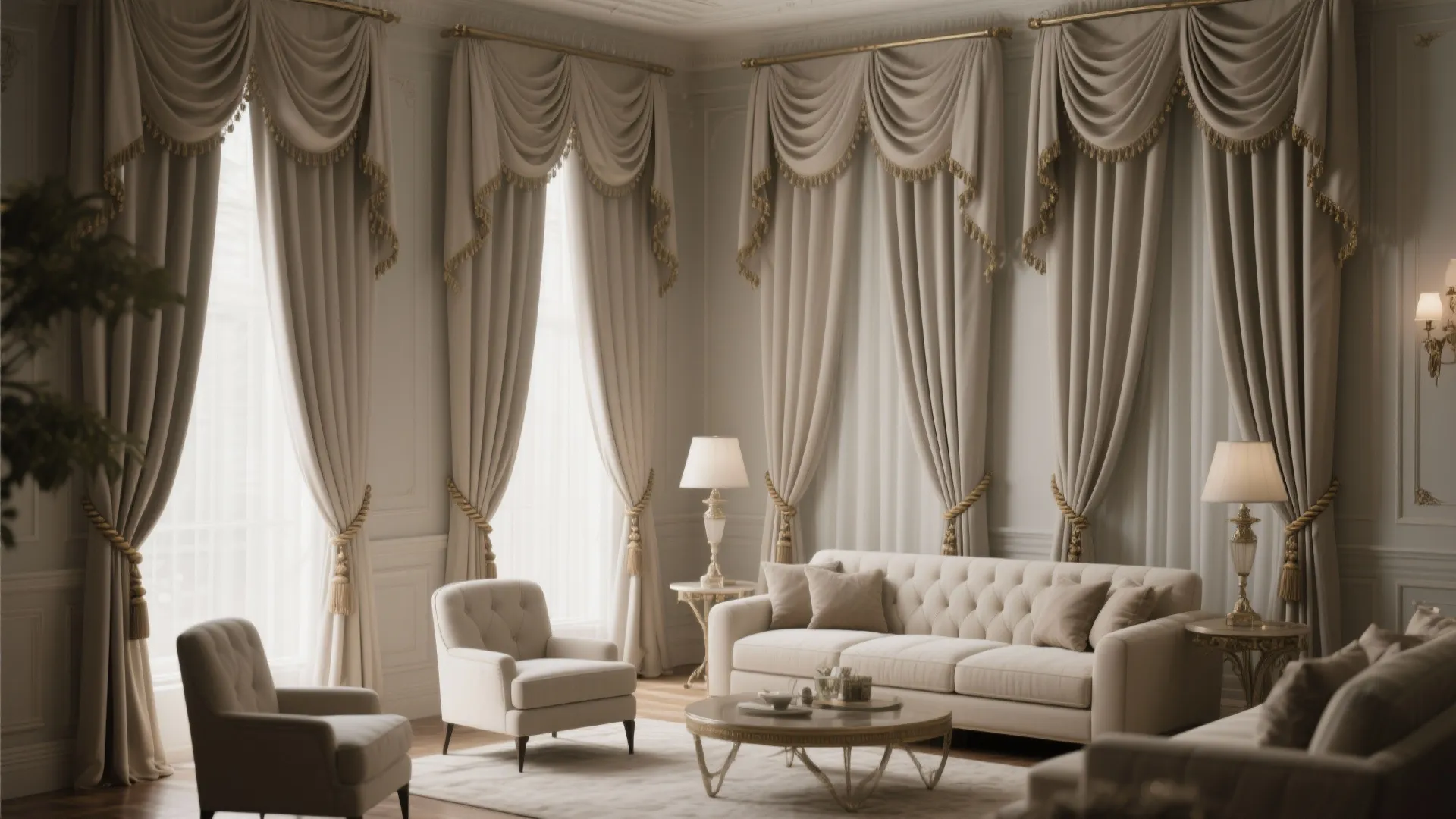 9. Tie-Back French Pleats