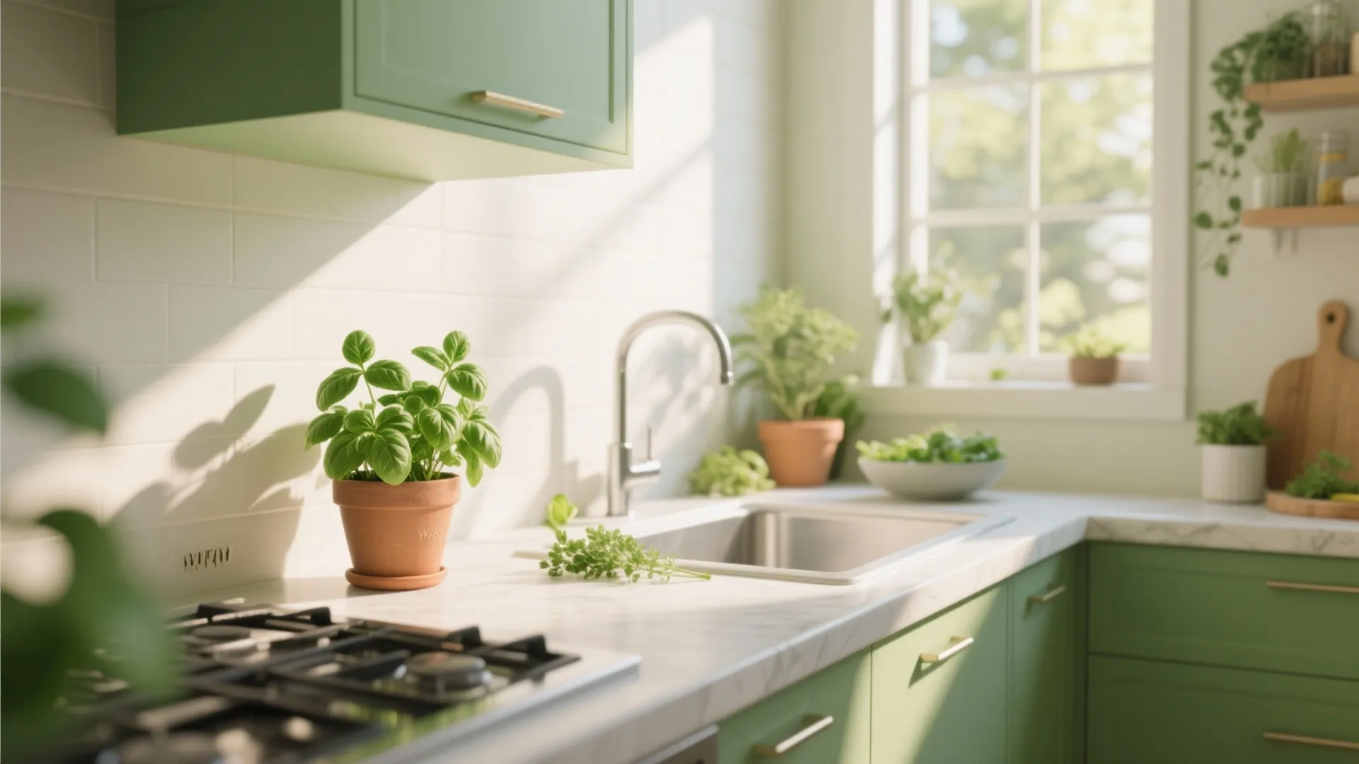 2. Fresh Herb Corner