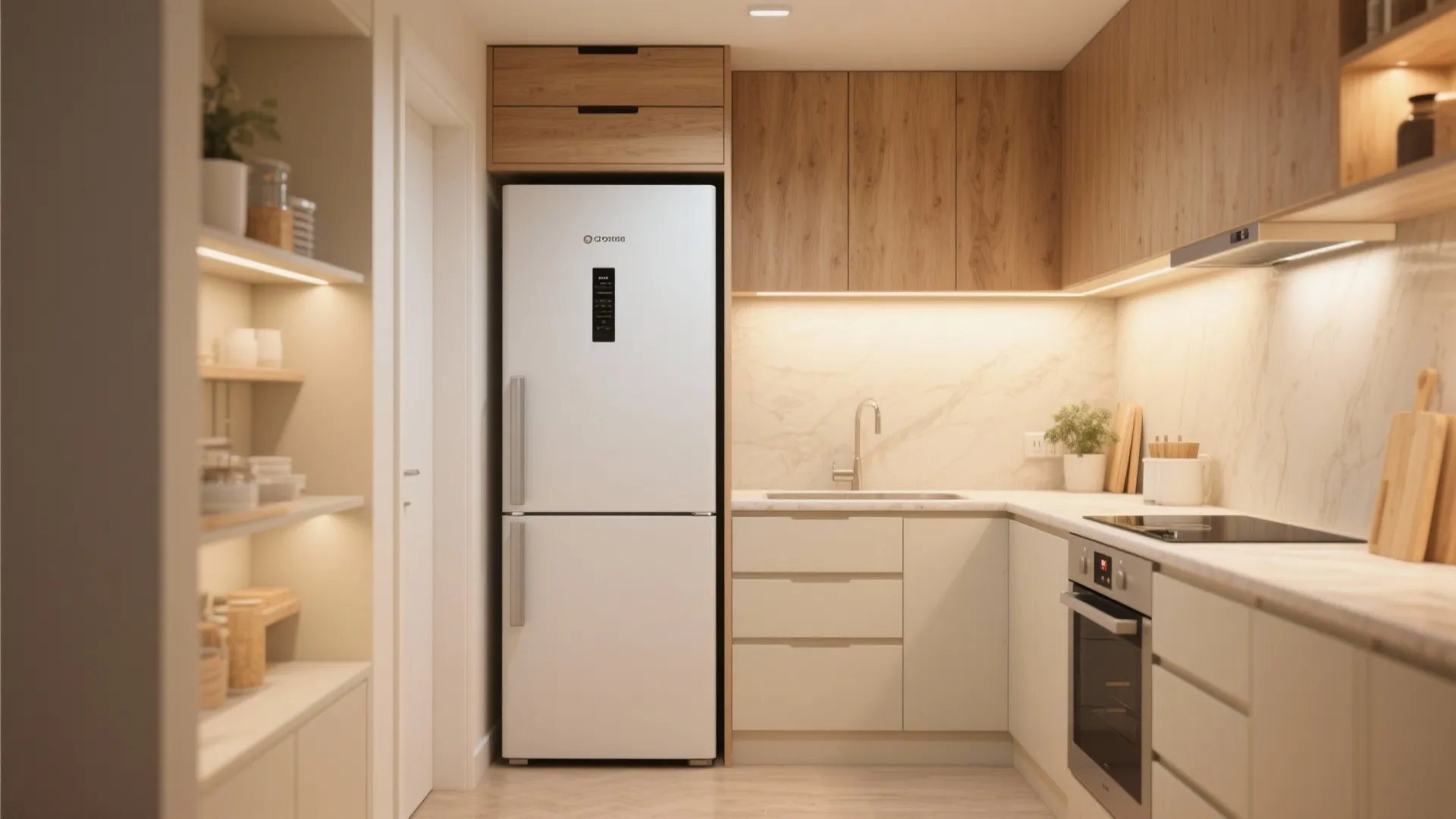 4. Fridge Above Freezer Drawers