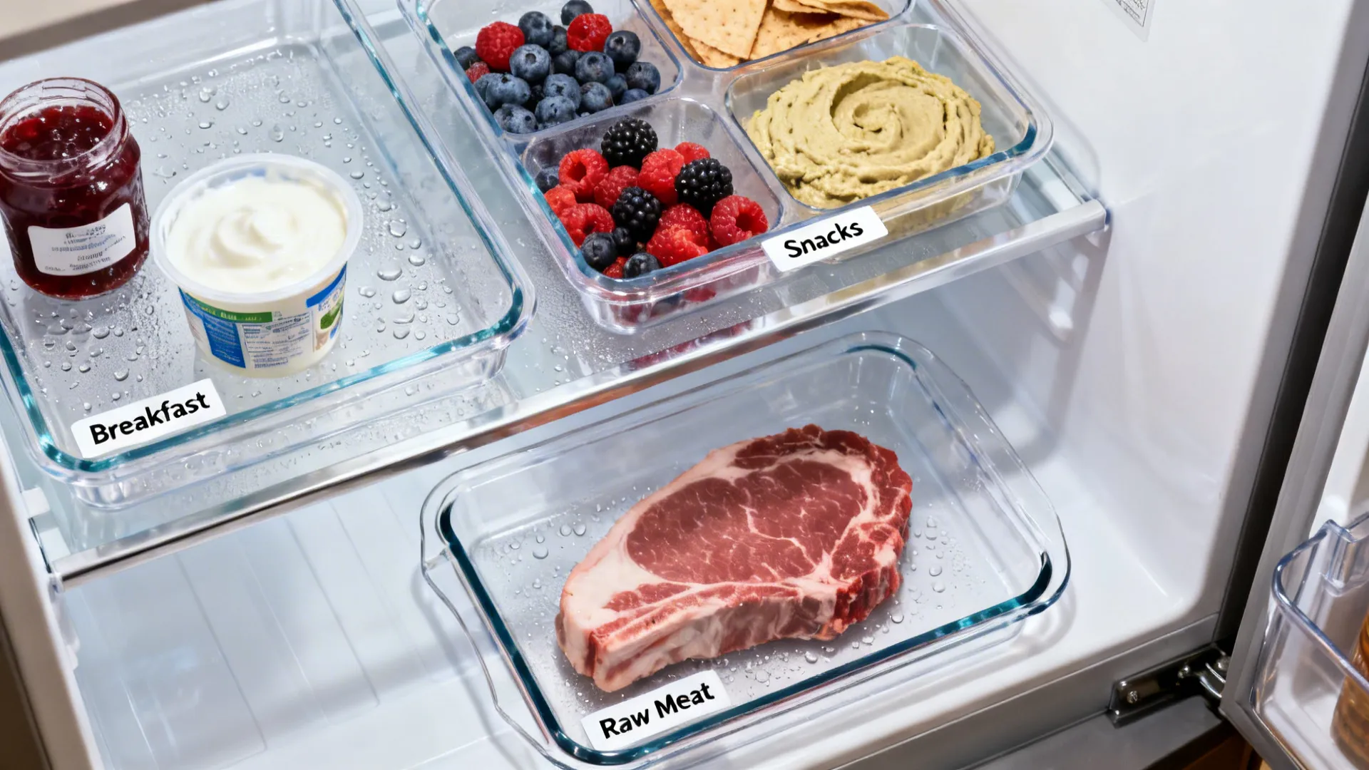 3) Refrigerator & Pantry Drawer Organizers