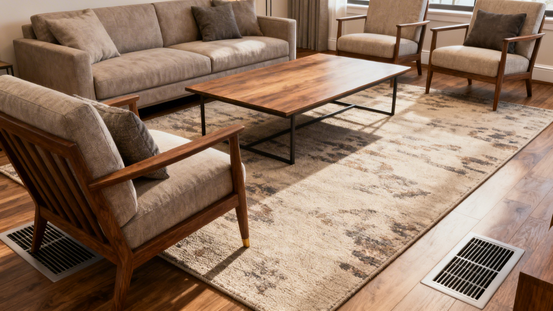 what size rug to get for living room - 5 practical ideas