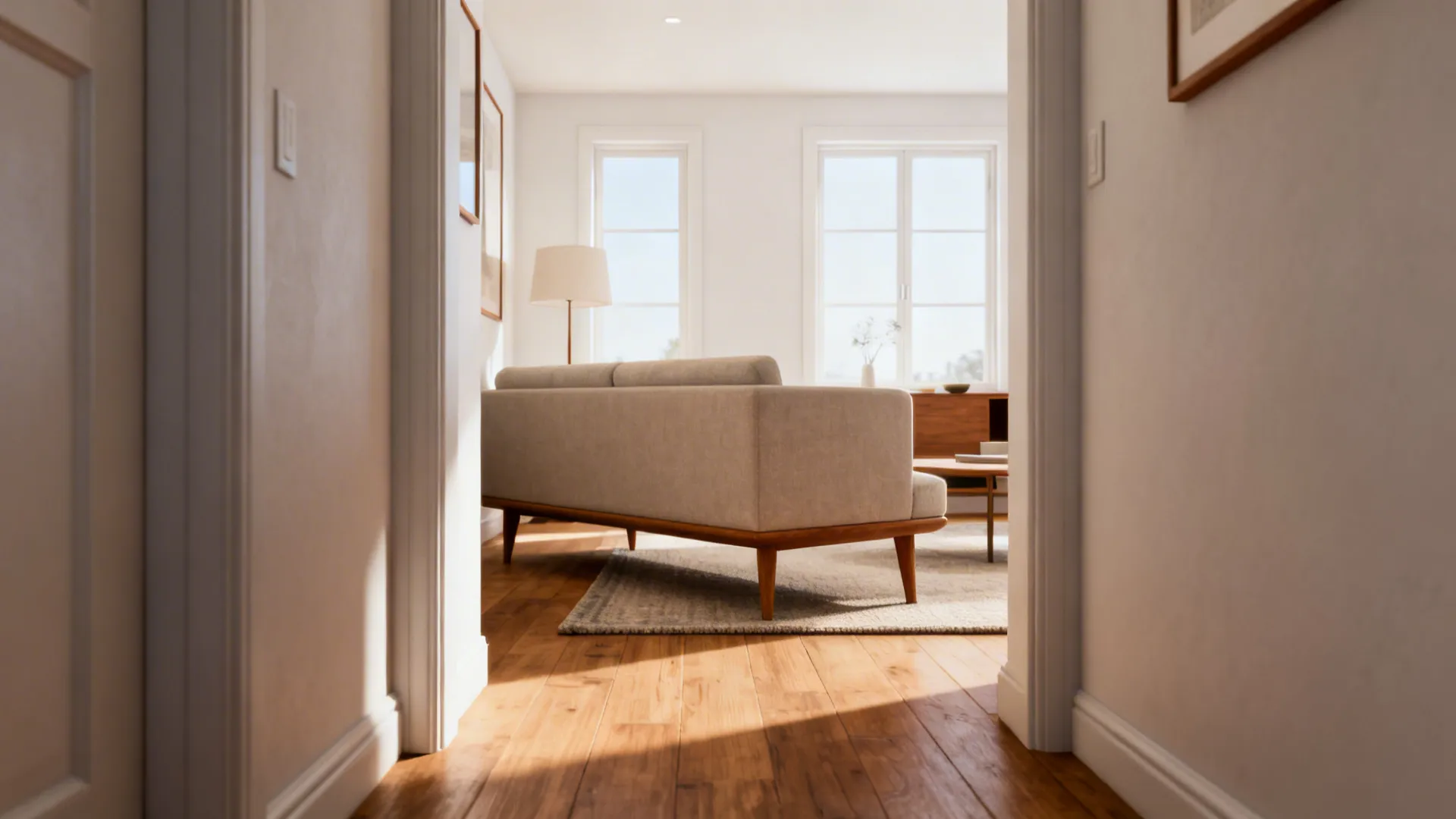 2. Front Legs on the Rug