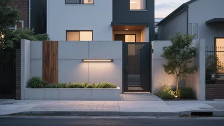 5 Modern Front Wall and Gate Designs