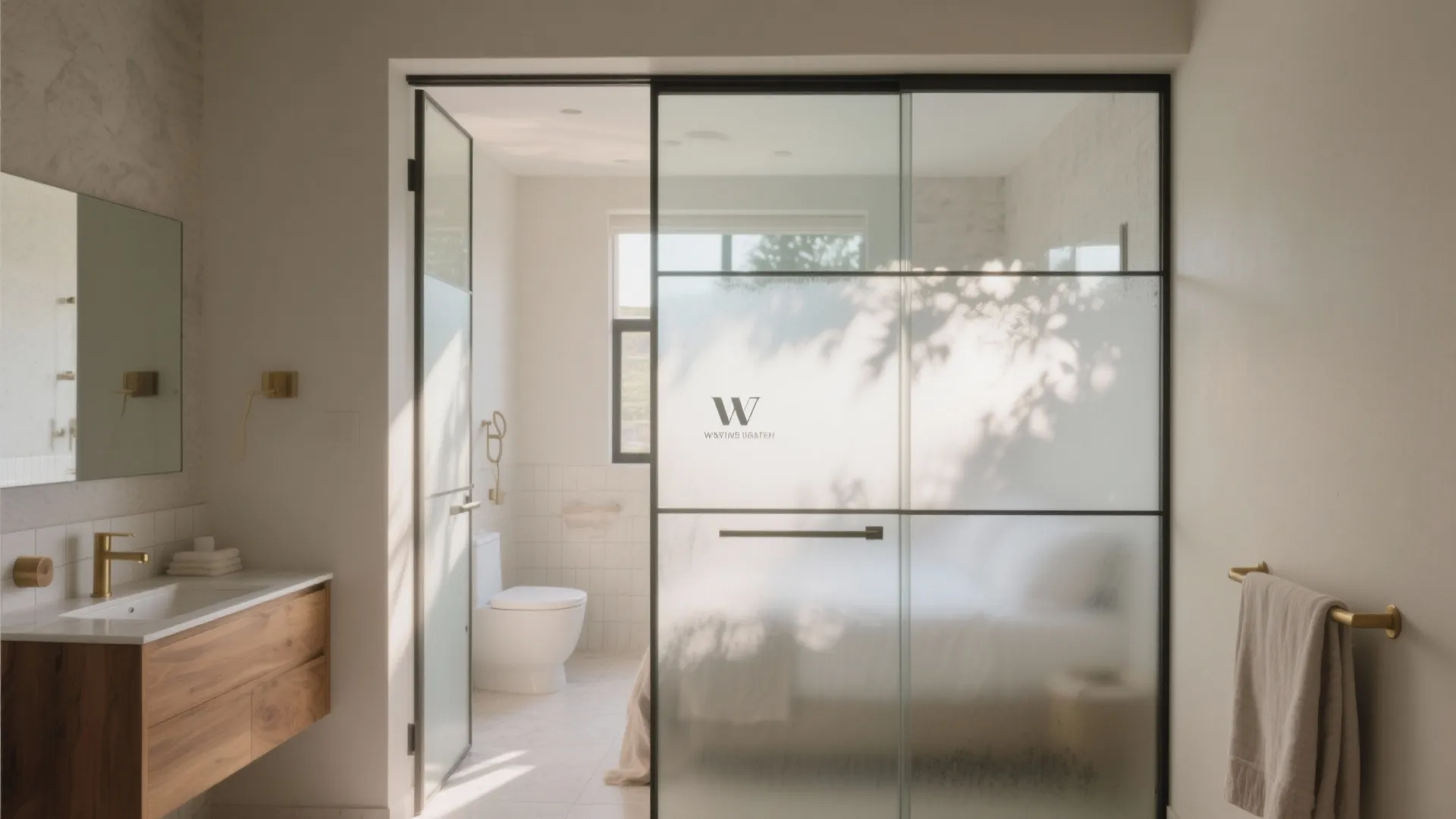 Frosted and switchable privacy glass