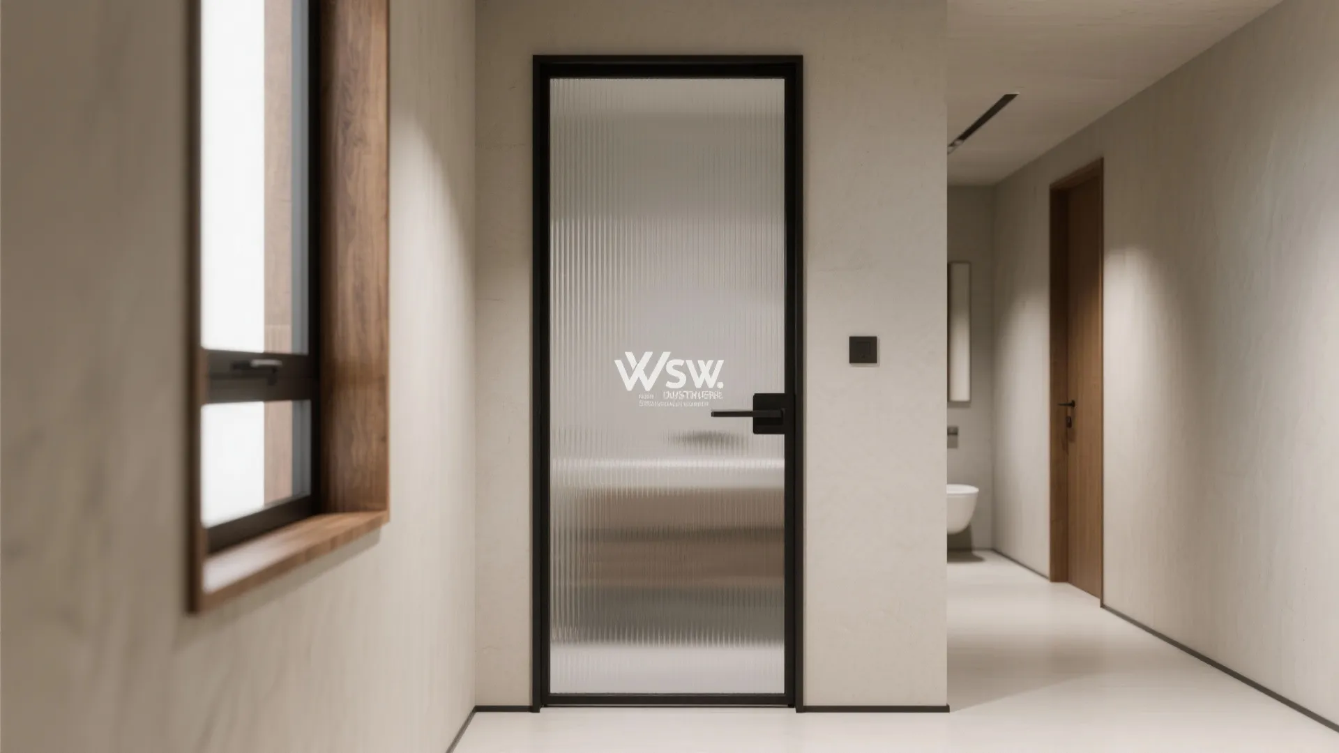 Frosted or Fluted Glass for Light + Privacy