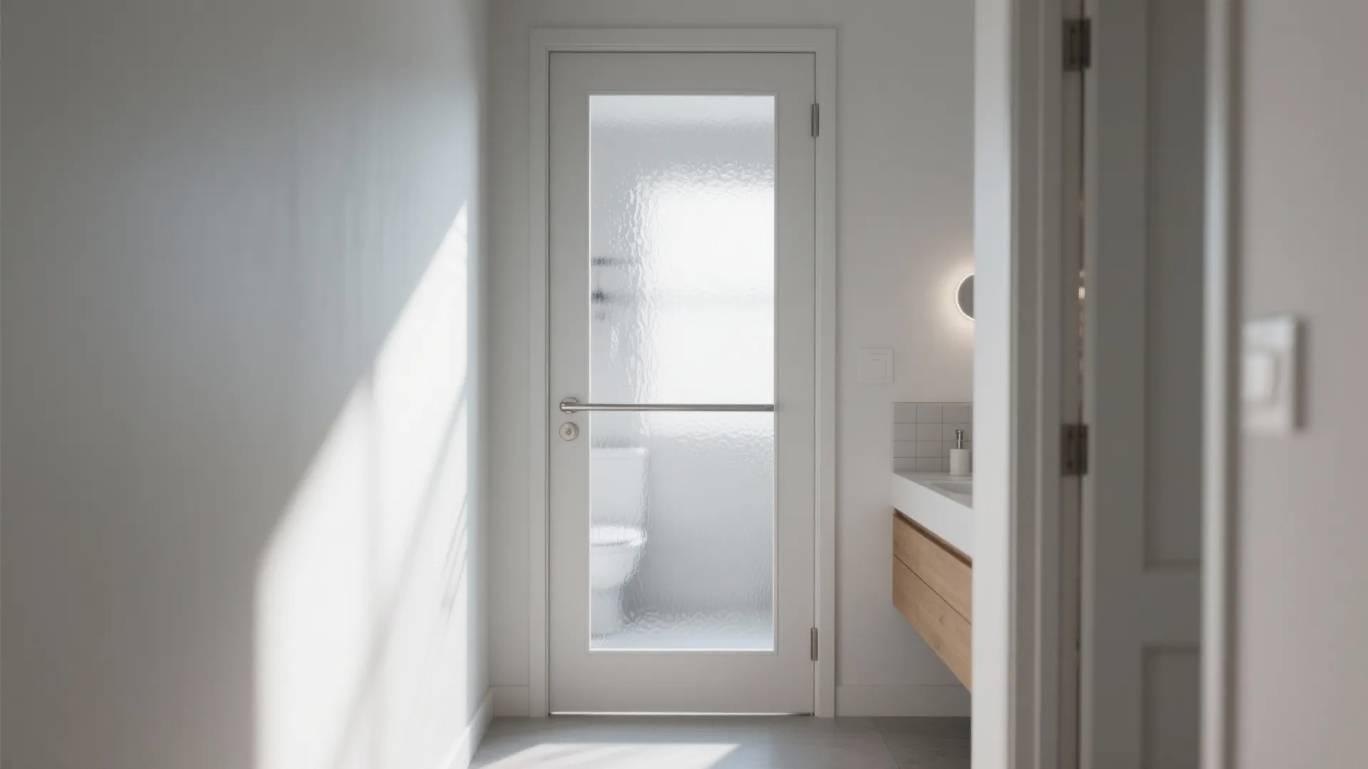 Frosted Glass Insert within a Fiberglass Frame