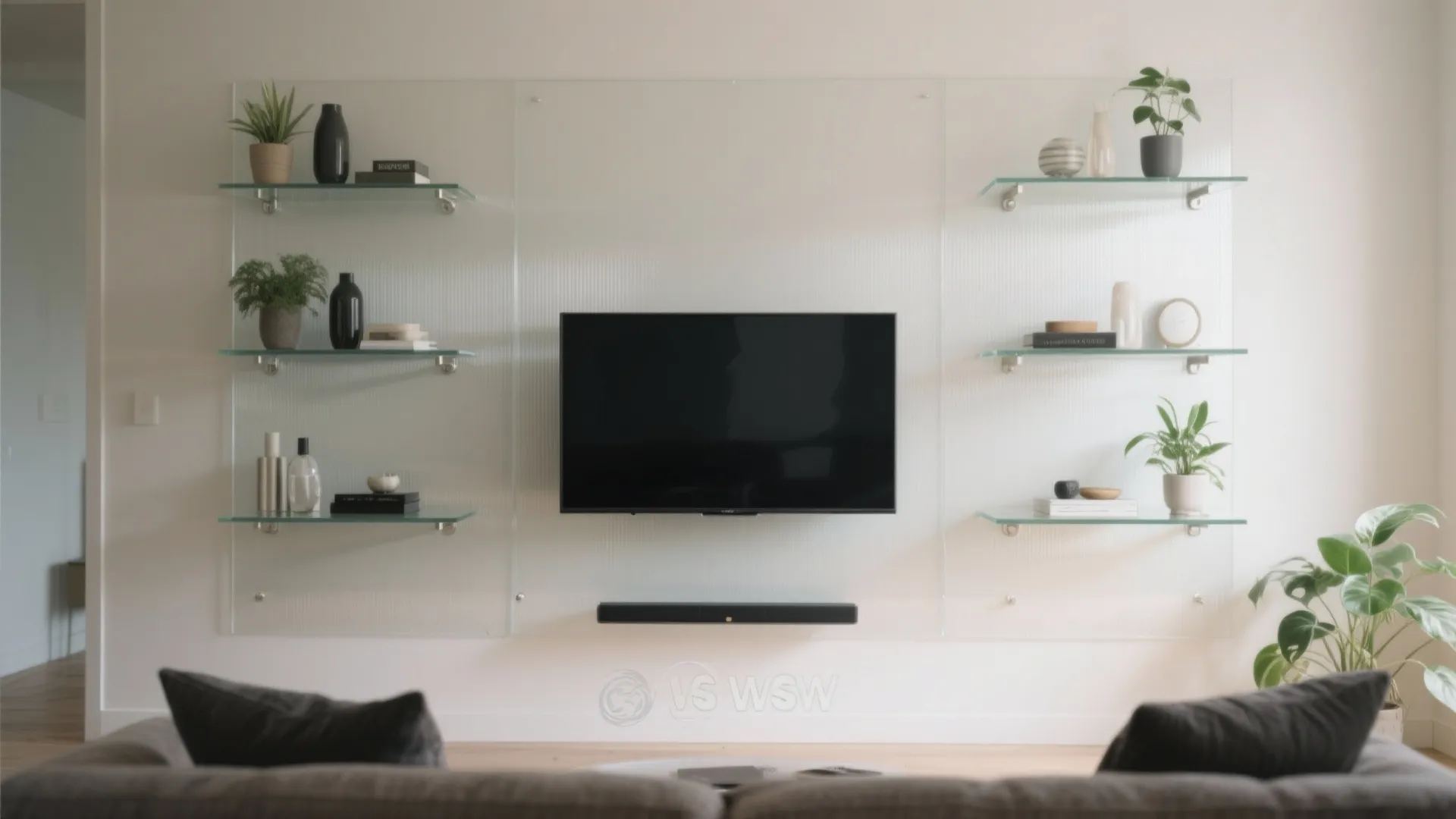 5) Textured or Frosted Glass for Privacy and Glare Control