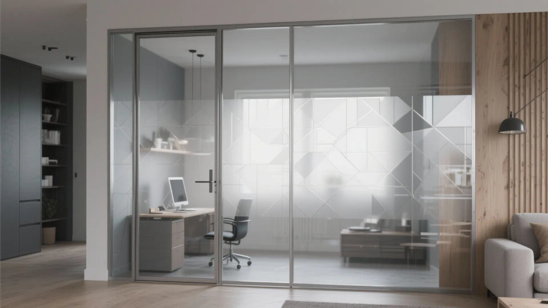 5. Glass, acrylic, and translucent partitions