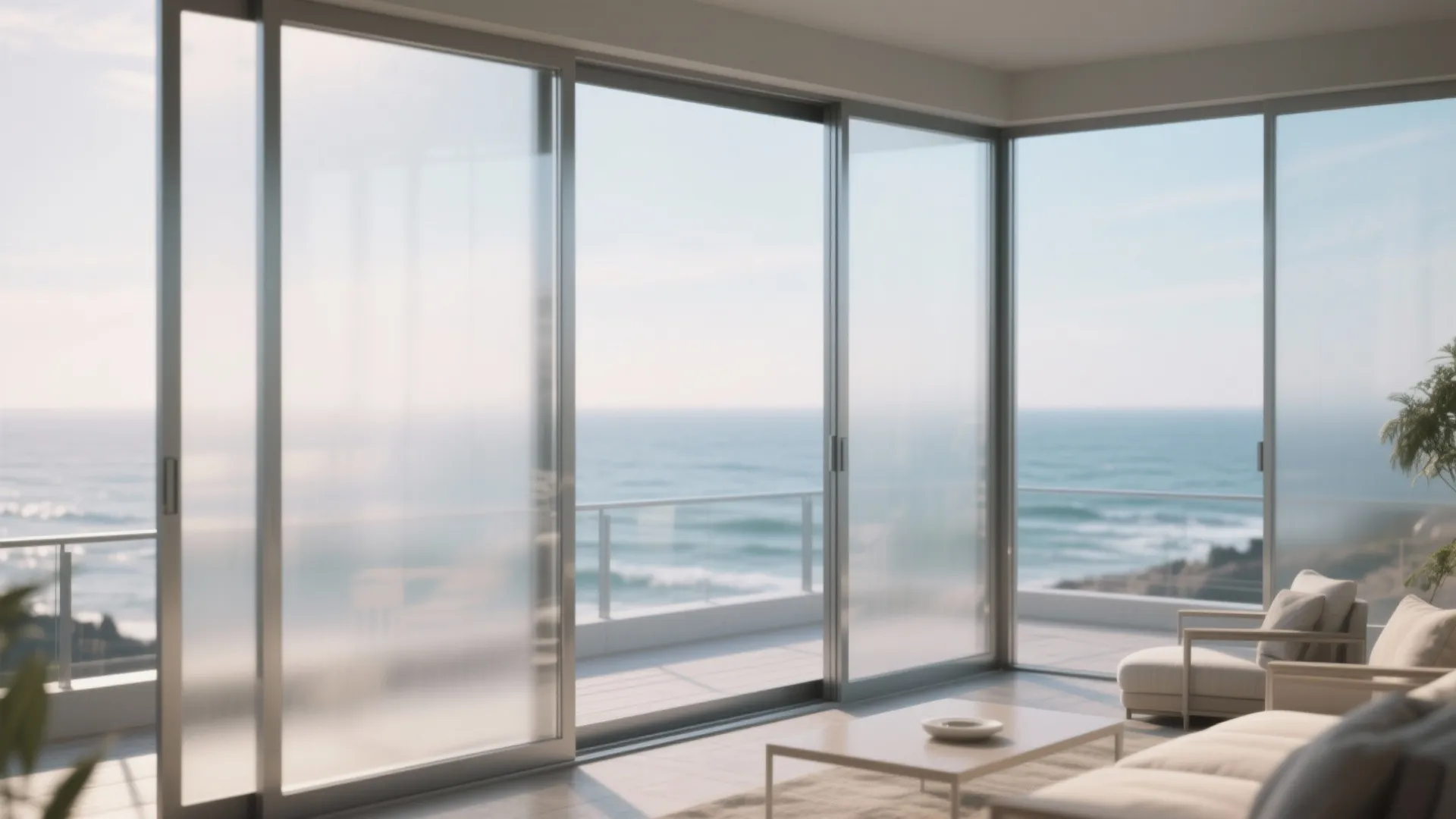 Frosted Glass Panels