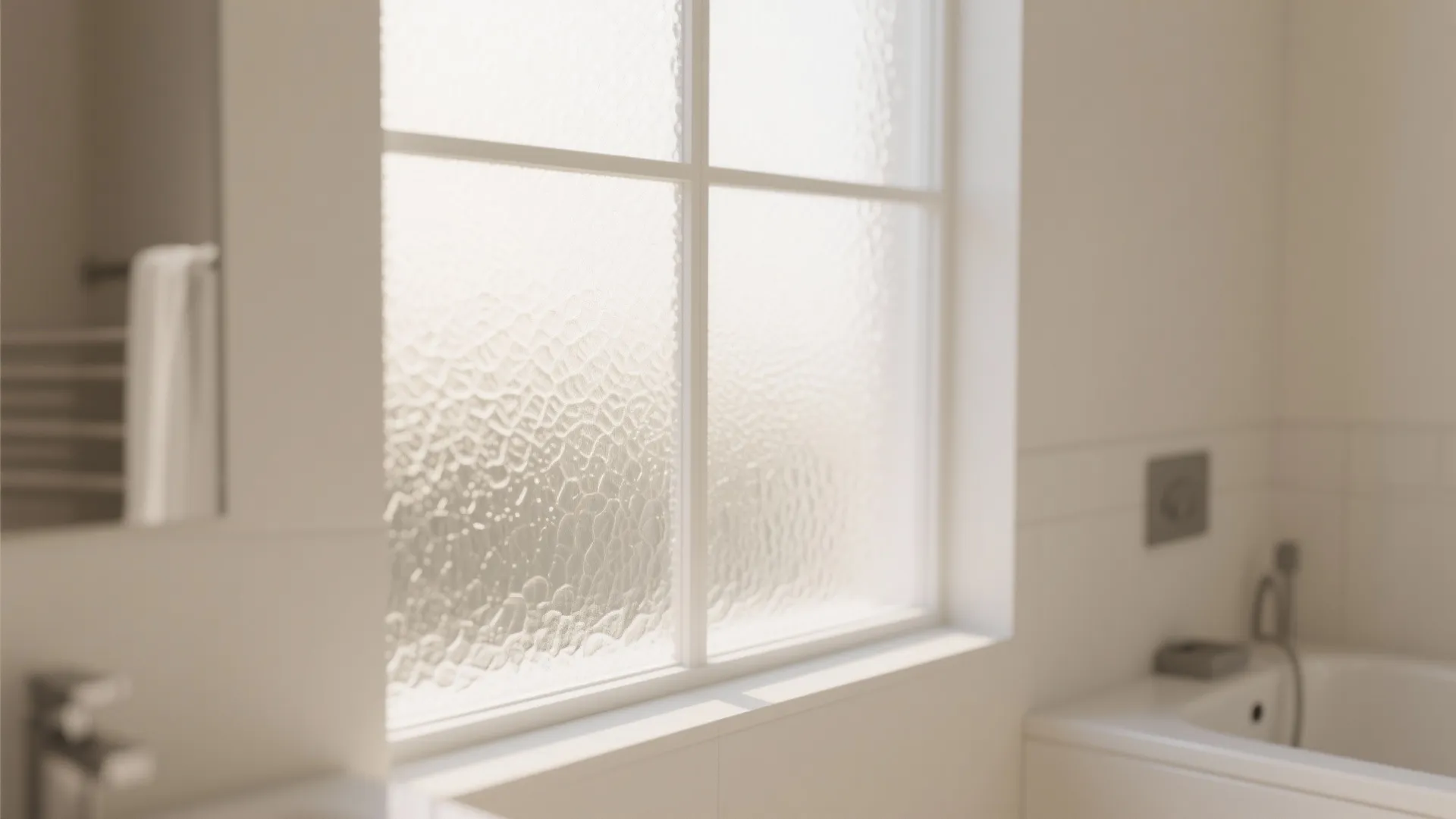 1. Frosted Glass Panels