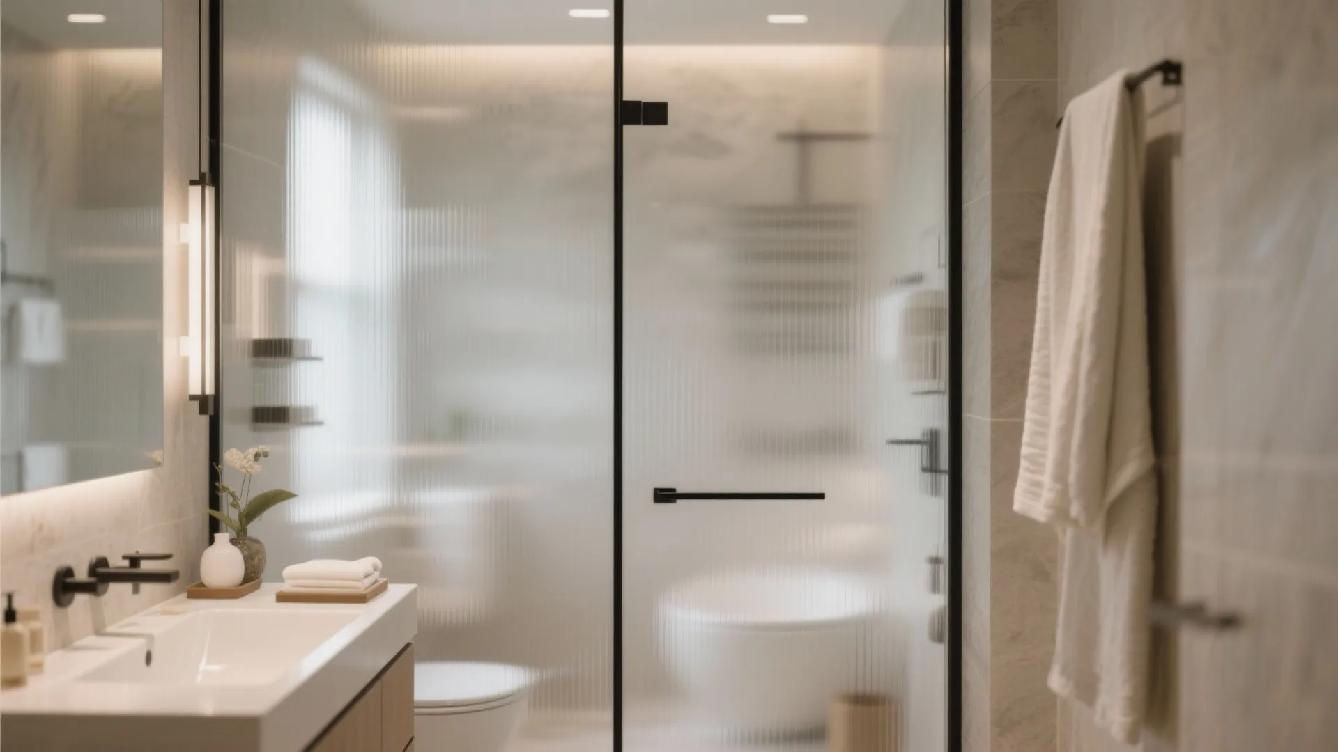 Frosted Glass for Privacy in Bathrooms