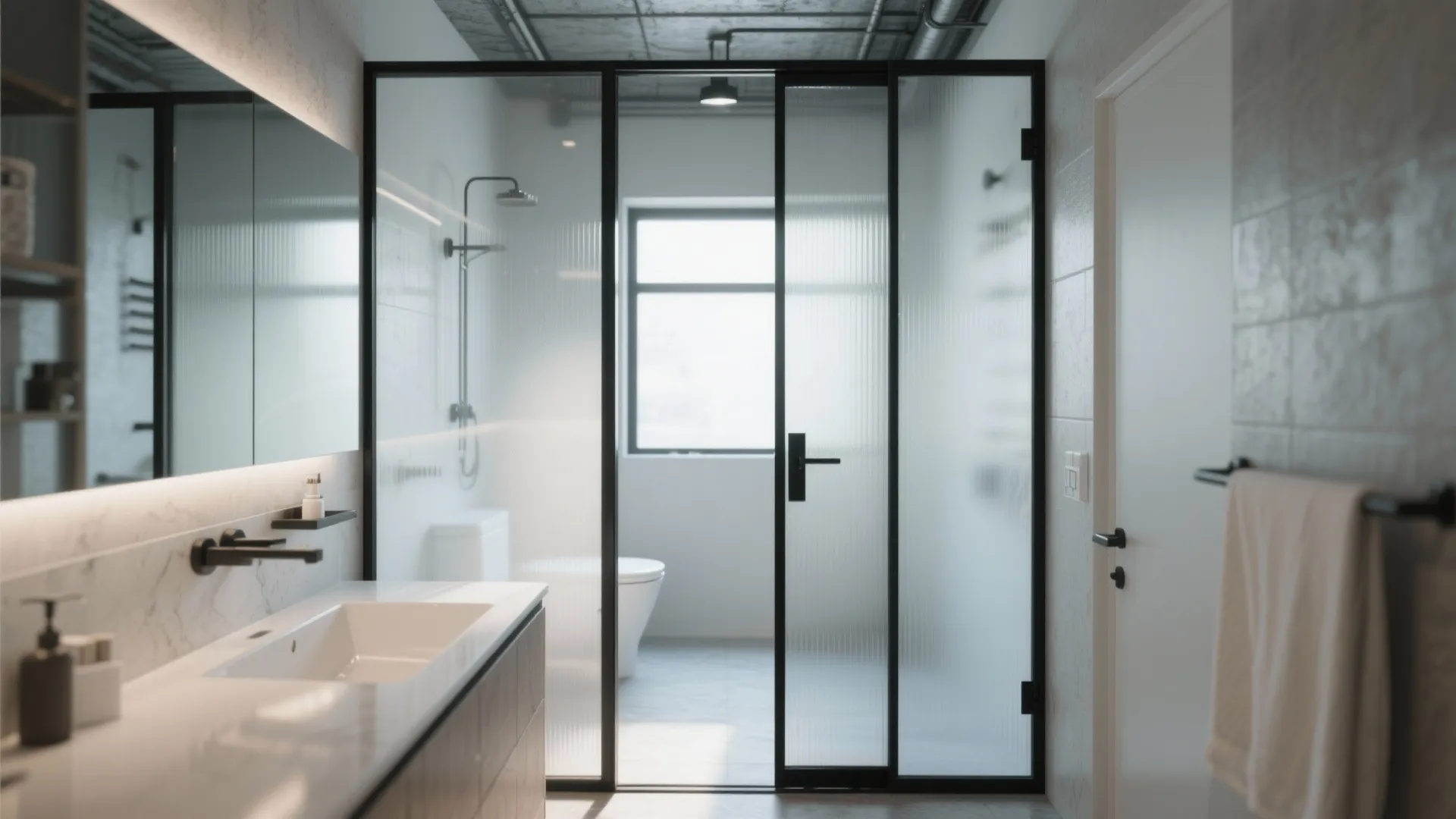 Frosted Glass Elegance