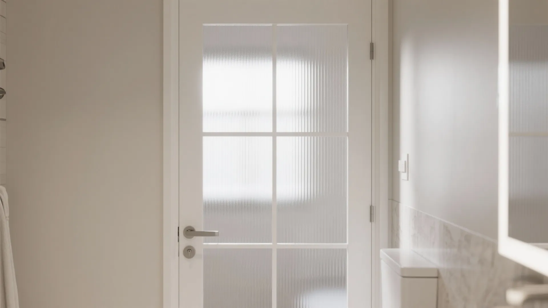 Frosted Glass Panels for Privacy and Light